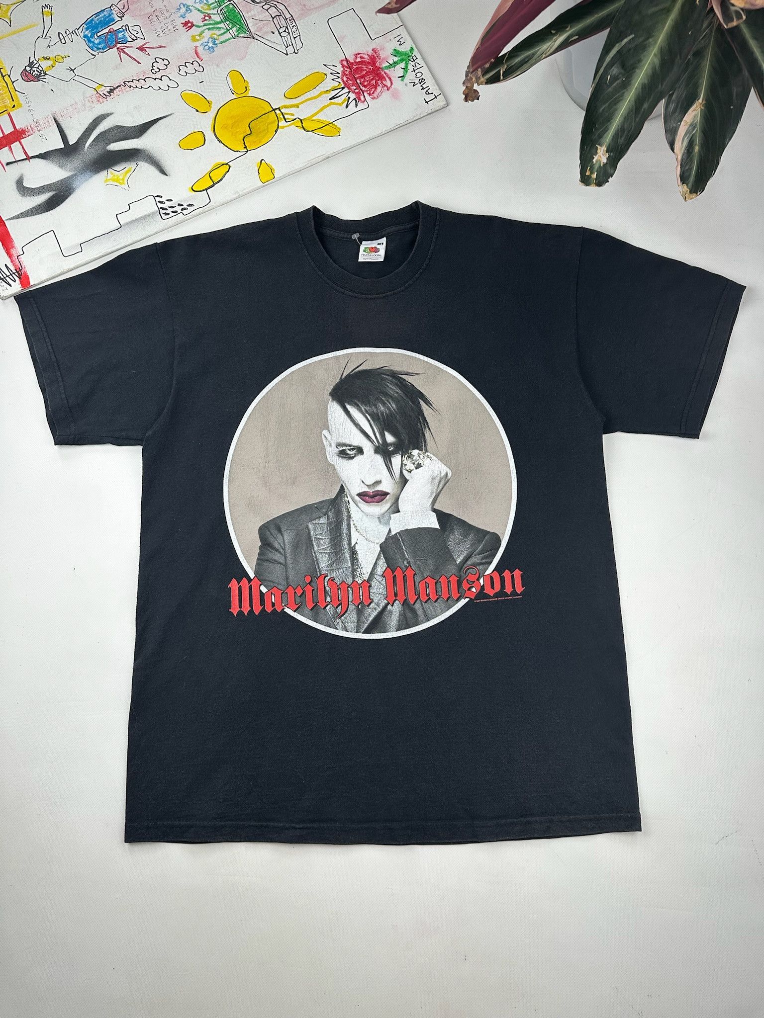 Band Tees Vintage Marilyn Manson Band Shirt Size US L / EU 52-54 / 3 - 1 Thumbnail