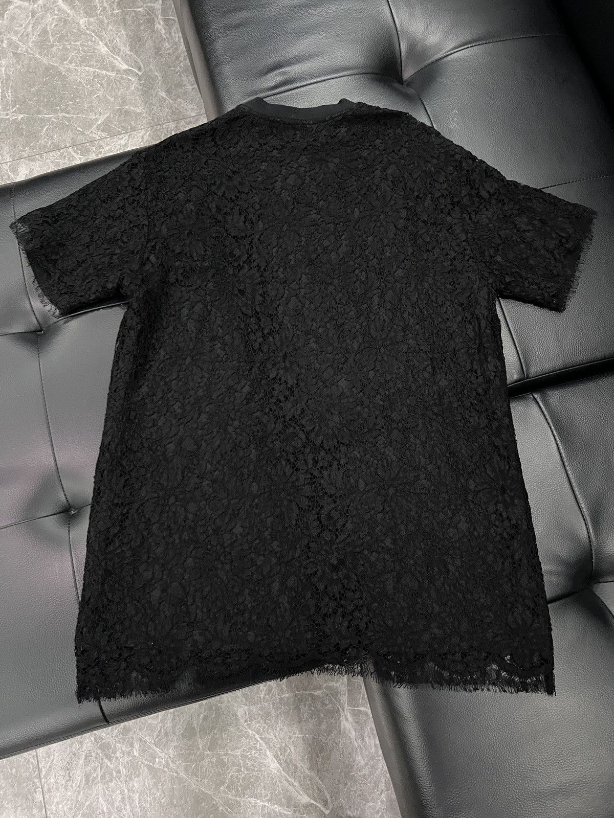 Givenchy Givenchy by Riccardo Tisci FW16 Lace Panel Sheer T-Shirt Size US S / EU 44-46 / 1 - 2 Thumbnail