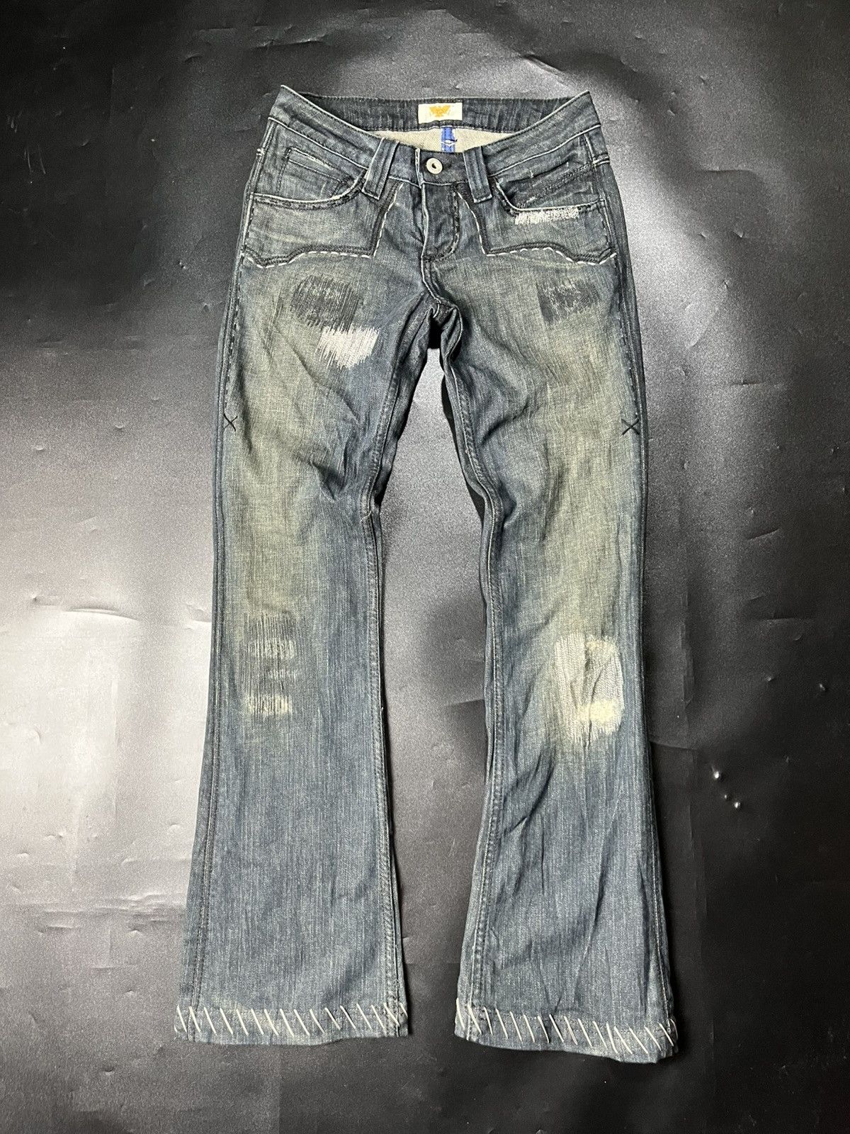 Hysteric Glamour × If Six Was Nine × Japanese Brand Japanese Super flared jeans antik denim Size US 29 - 2 Thumbnail