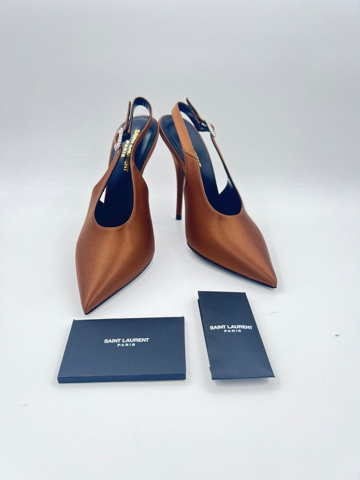 Saint Laurent Paris New Saint Laurent Yasmeen Pump Sandals IT 38/ US 8 Size US 8 / IT 38 - 2 Thumbnail