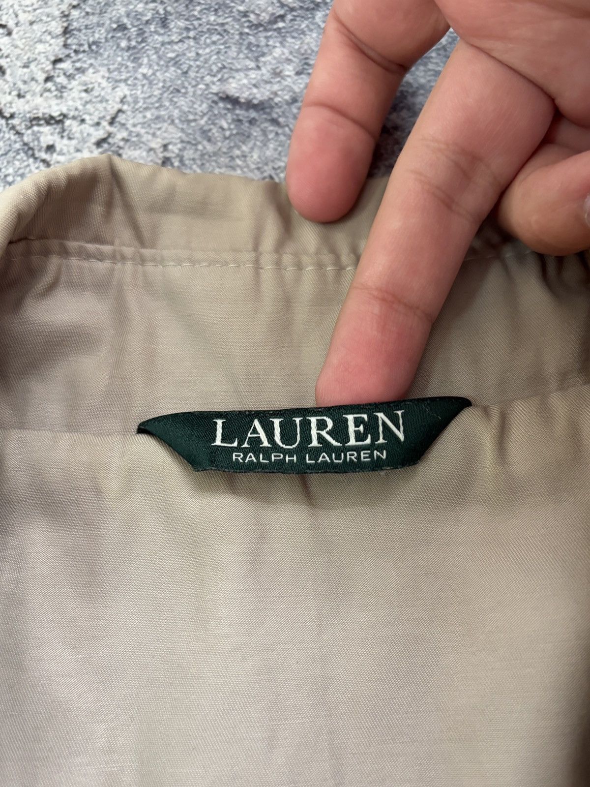 Lauren Ralph Lauren Lauren Ralph Lauren Clay Beige Double Breasted Trench XL Size XL / US 12-14 / IT 48-50 - 3 Thumbnail