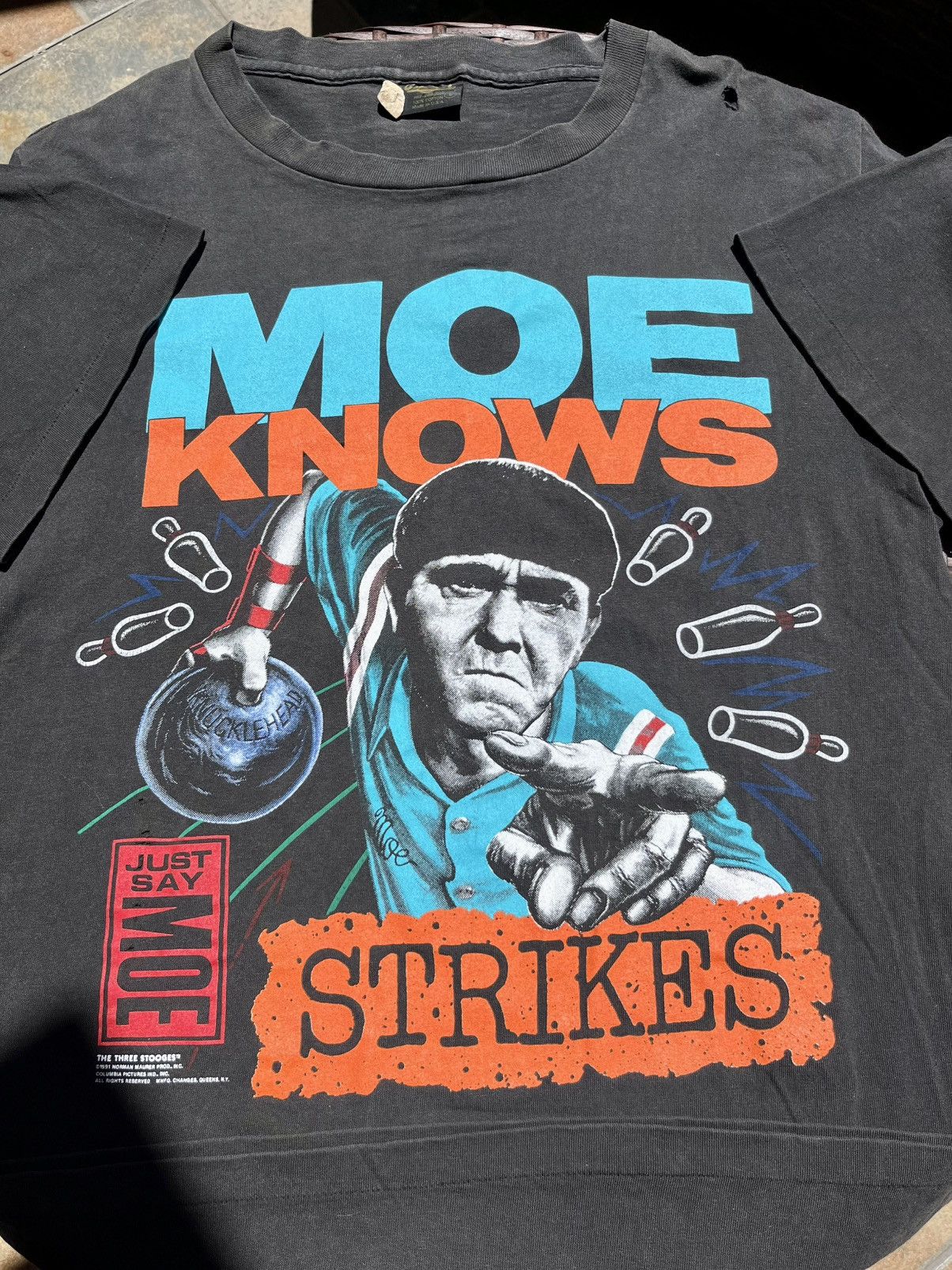 Vintage 1986 & 1991 Vintage Bundle The Three Stooges tees Size US L / EU 52-54 / 3 - 11 Thumbnail