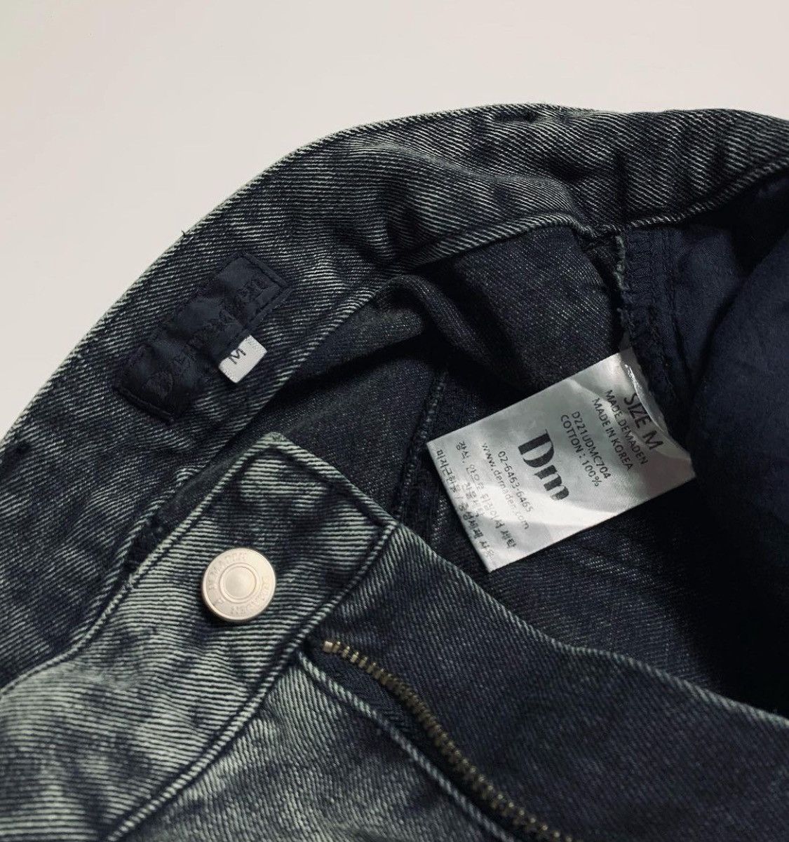 14th Addiction DAMADEN STONE WASH Big Pocke Wide Jeans Size US 30 / EU 46 - 5 Thumbnail