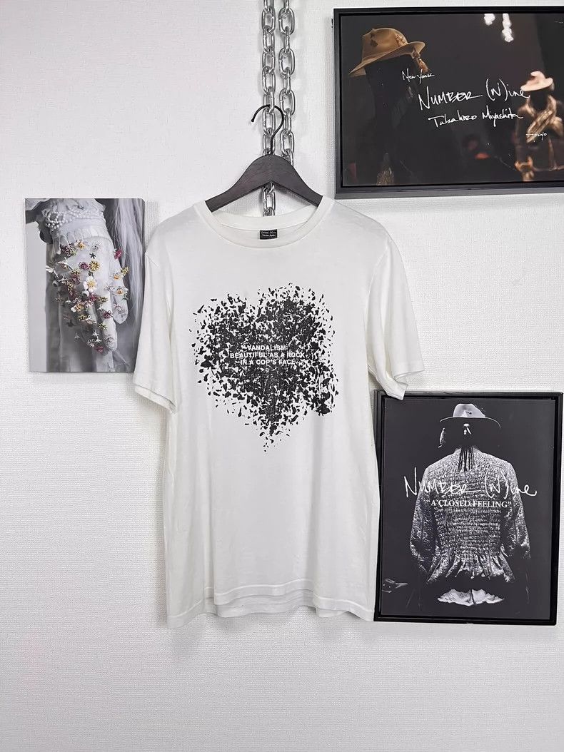 Number (N)ineTear fragment slogan tee 2503-Nextarrow