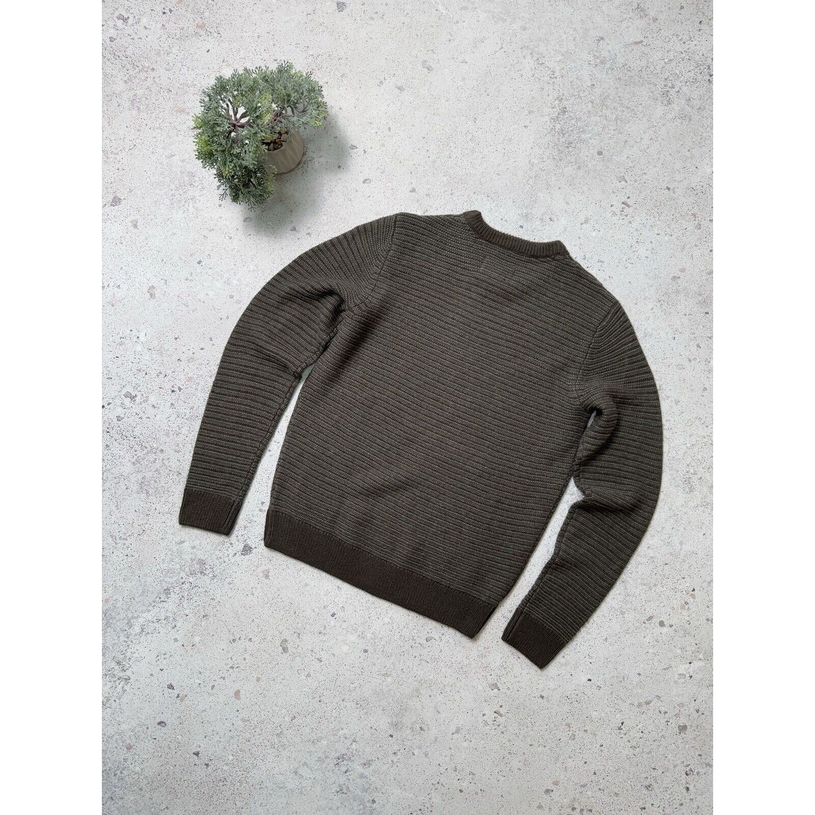 Folk Folk Men Sweater Crew Jumper Pullover Size 3 M Brown Size US M / EU 48-50 / 2 - 9 Thumbnail