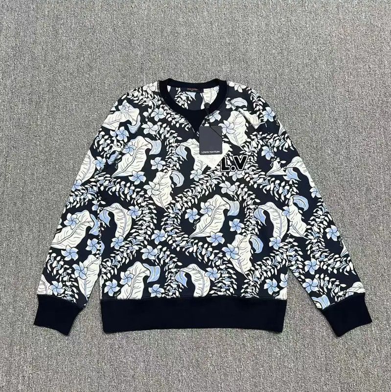 Louis Vuitton Louis Vuitton Men's Logo Long Sleeve Sweatshirt 0089 Size US L / EU 52-54 / 3 - 1 Thumbnail