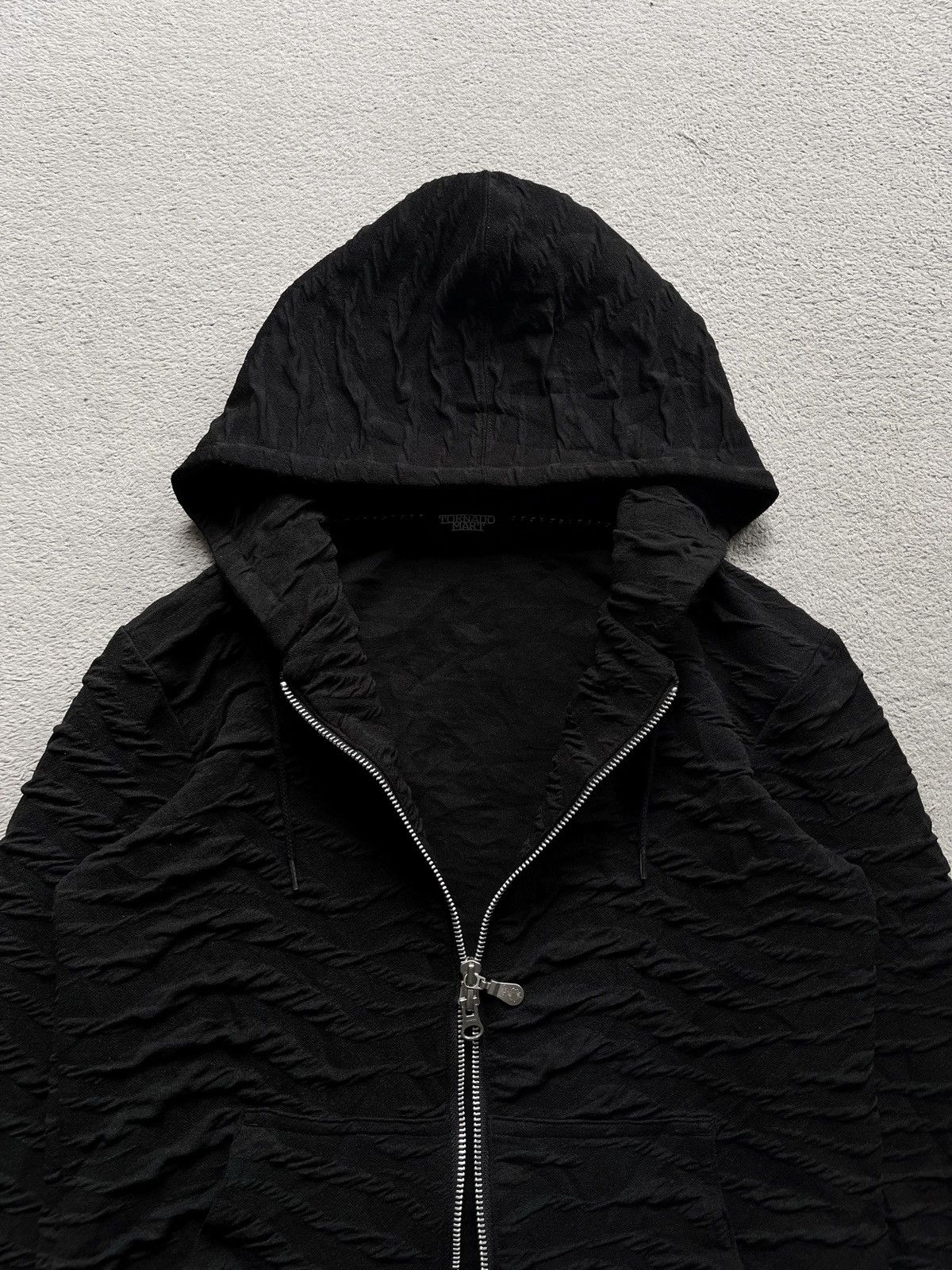 Tornado Mart Tornado Mart Textured Zip Hoodie Lgb Style Size US S / EU 44-46 / 1 - 4 Thumbnail