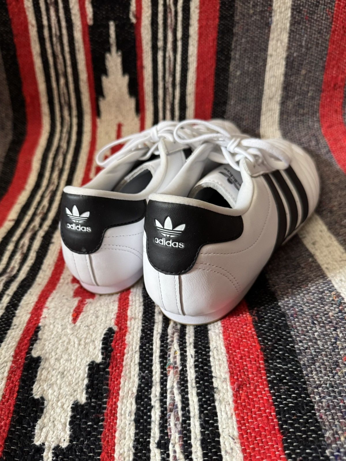 Adidas Adidas Taekwondo White Leather Low Japanese y2k Sneakers Size US 9.5 / EU 42-43 - 7 Thumbnail