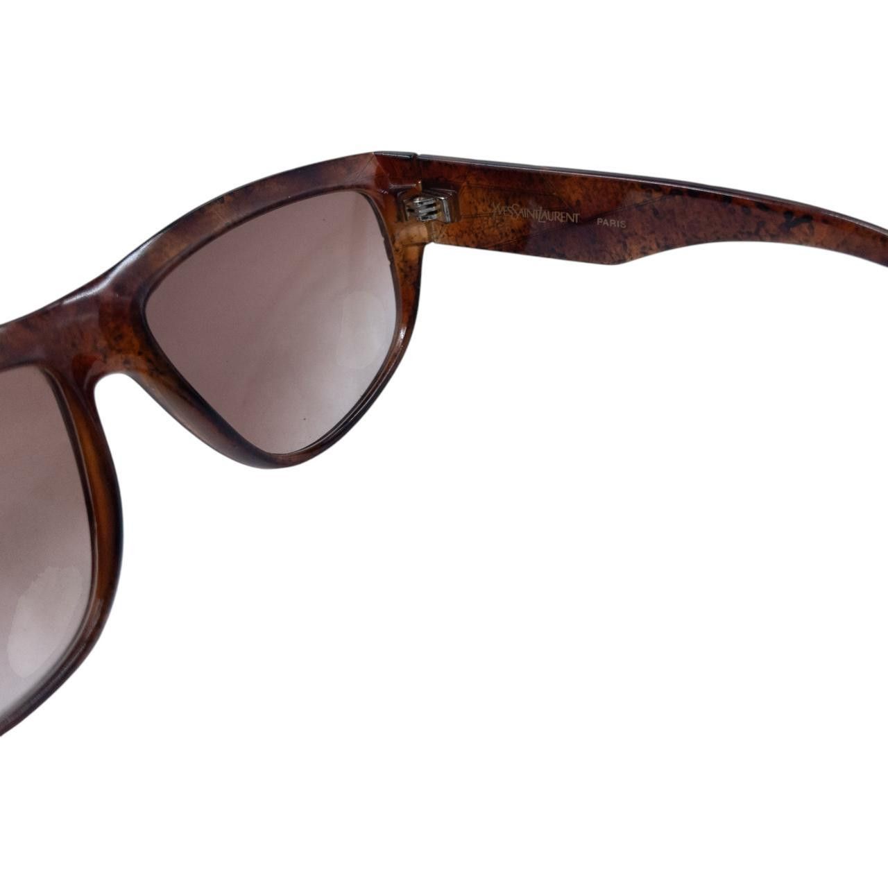 Yves Saint Laurent Vintage YSL Yves Saint Laurent Embossed Sunglasses Size ONE SIZE - 8 Thumbnail