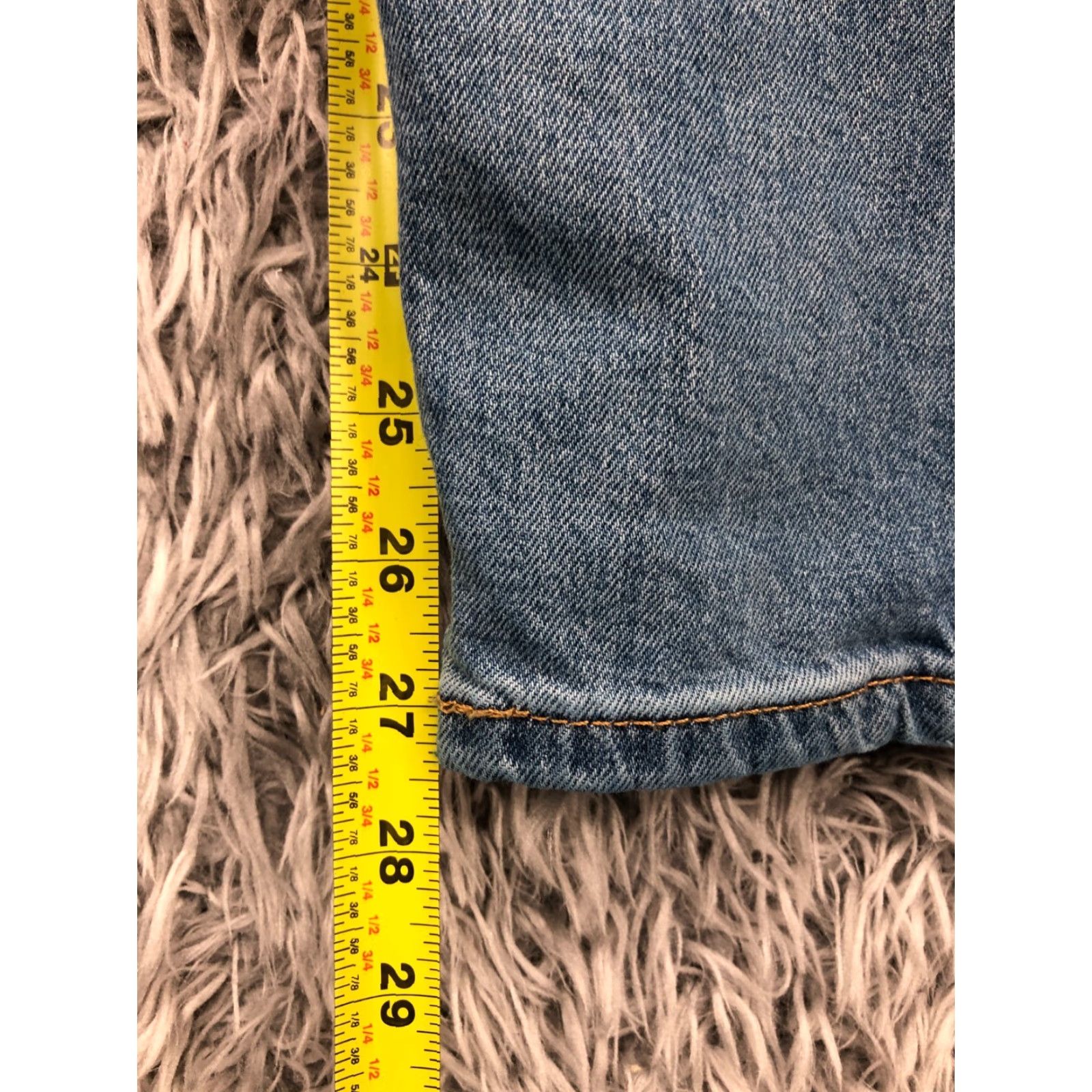 Levi's Levi's 512 Slim Tapered Jeans Mens 28x30 Slim Mid Blue Denim 5-Pocket Classic Modern Leather/Logo Detail? Size US 28 / EU 44 - 3 Thumbnail