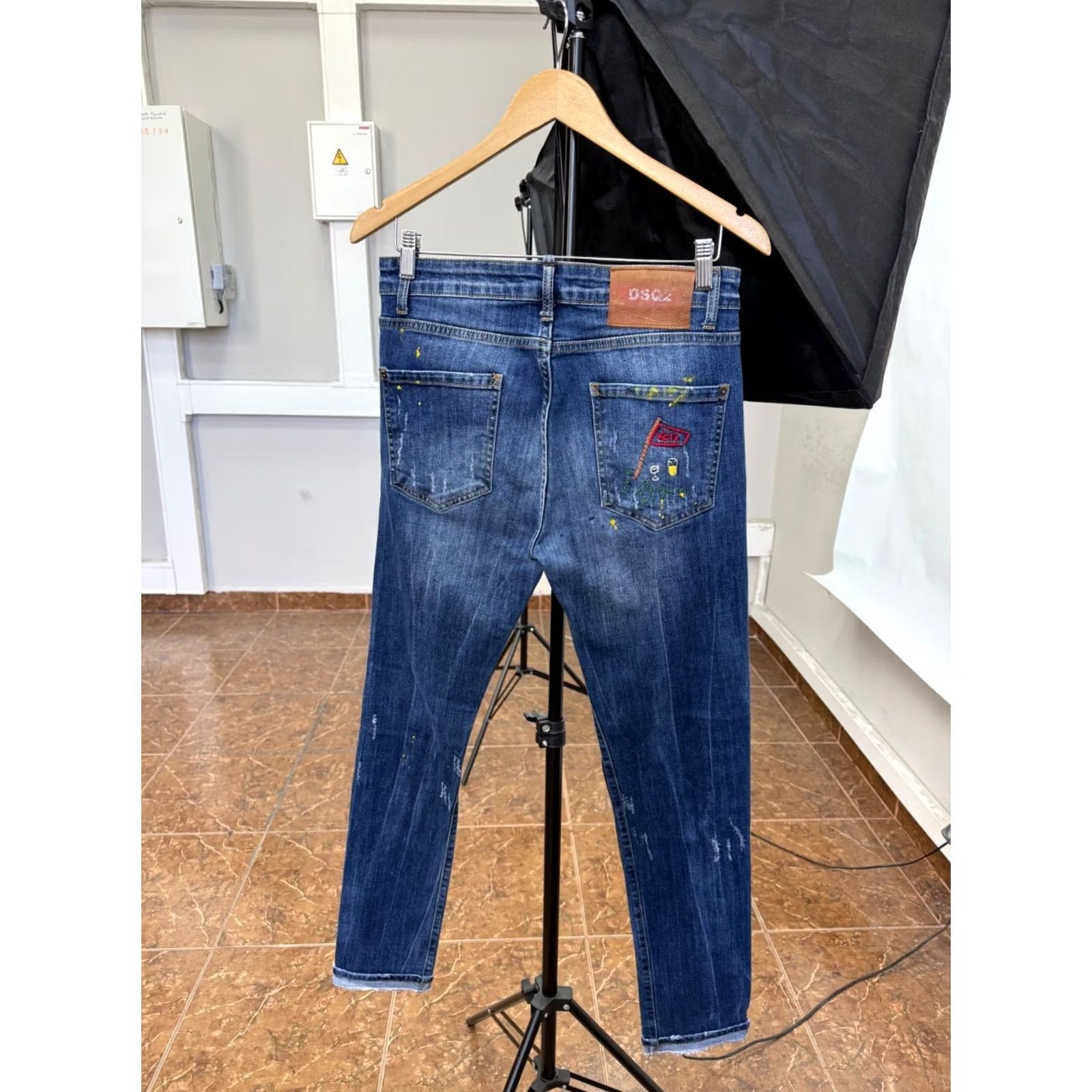 Dsquared2 Dsquared2 Jeans Made In Italy Rare Retro Hype Y2K Size 42 Blue Mens Jeans Size US 42 / EU 58 - 2 Thumbnail