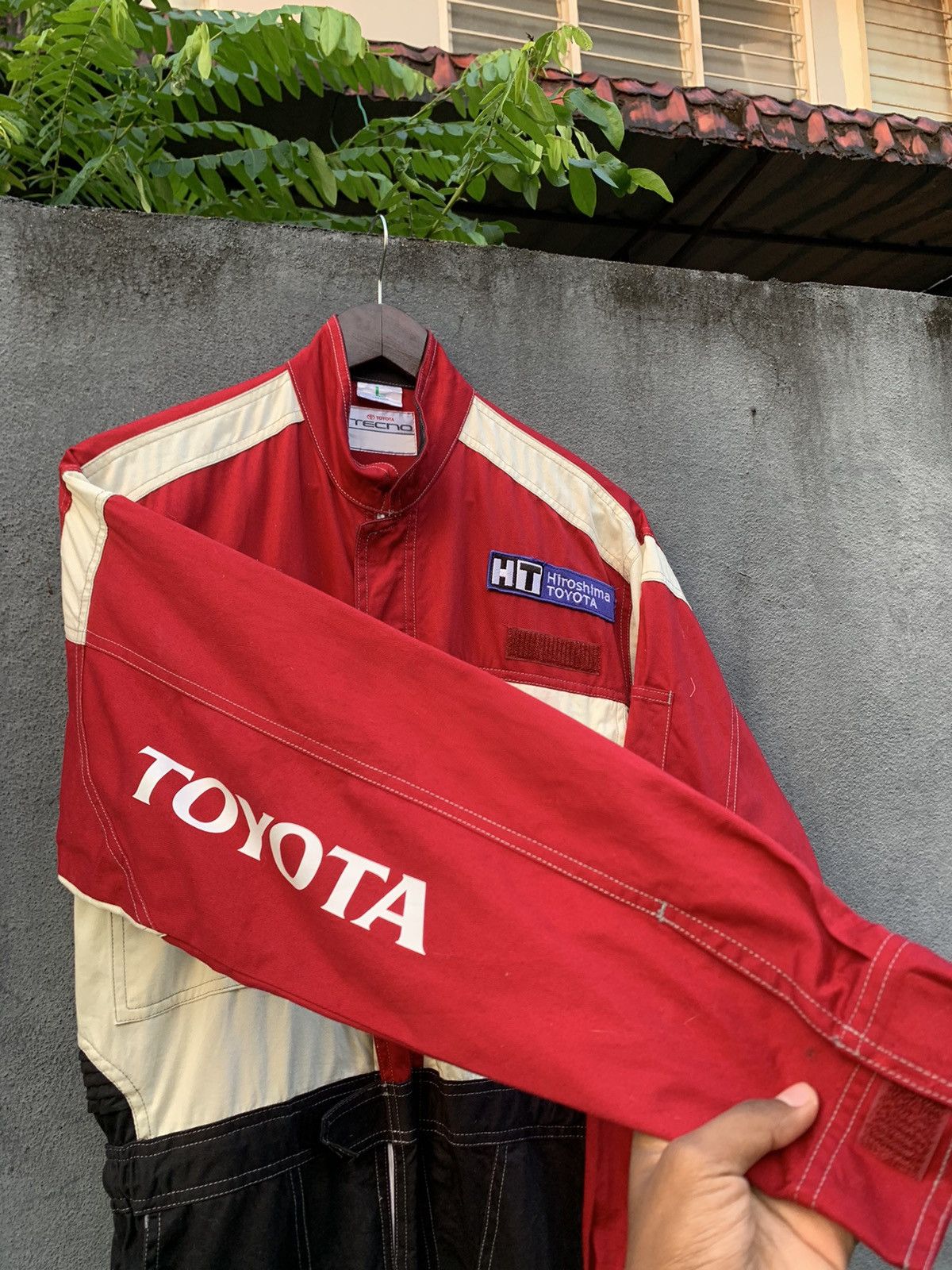 Japanese Brand 🏁VINTAGE TOYOTA TECNO JUMPSUIT Size US 33 - 6 Thumbnail