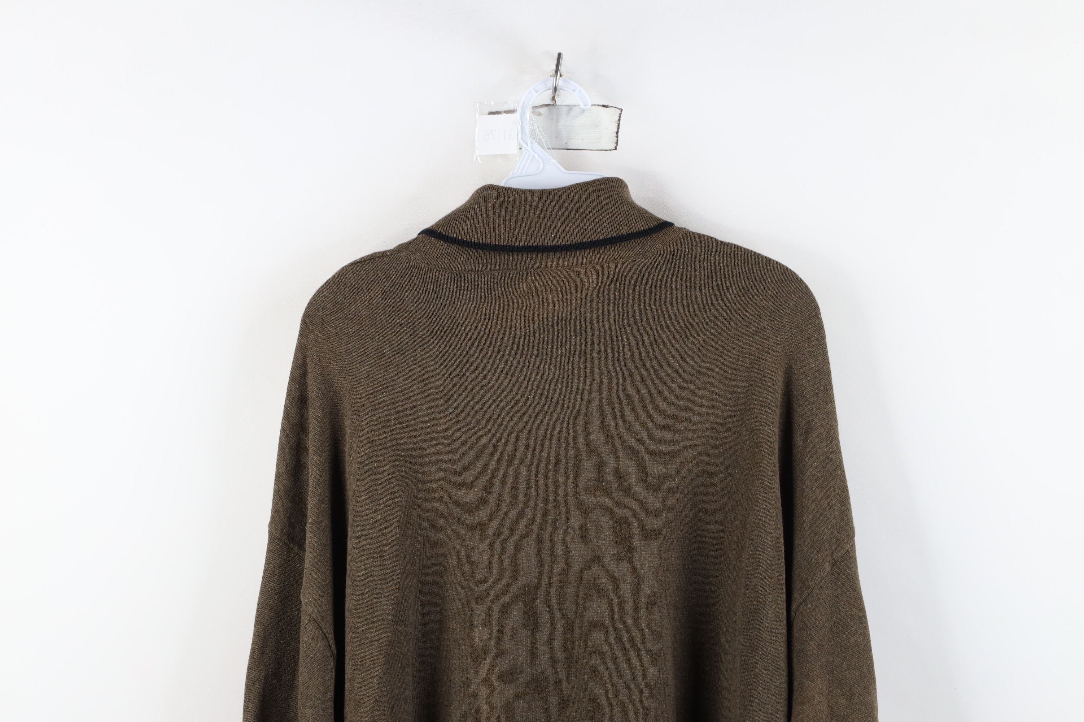 Vintage Vintage 90s Streetwear Lightweight Knit Turtleneck Sweater Size US XXL / EU 58 / 5 - 13 Thumbnail