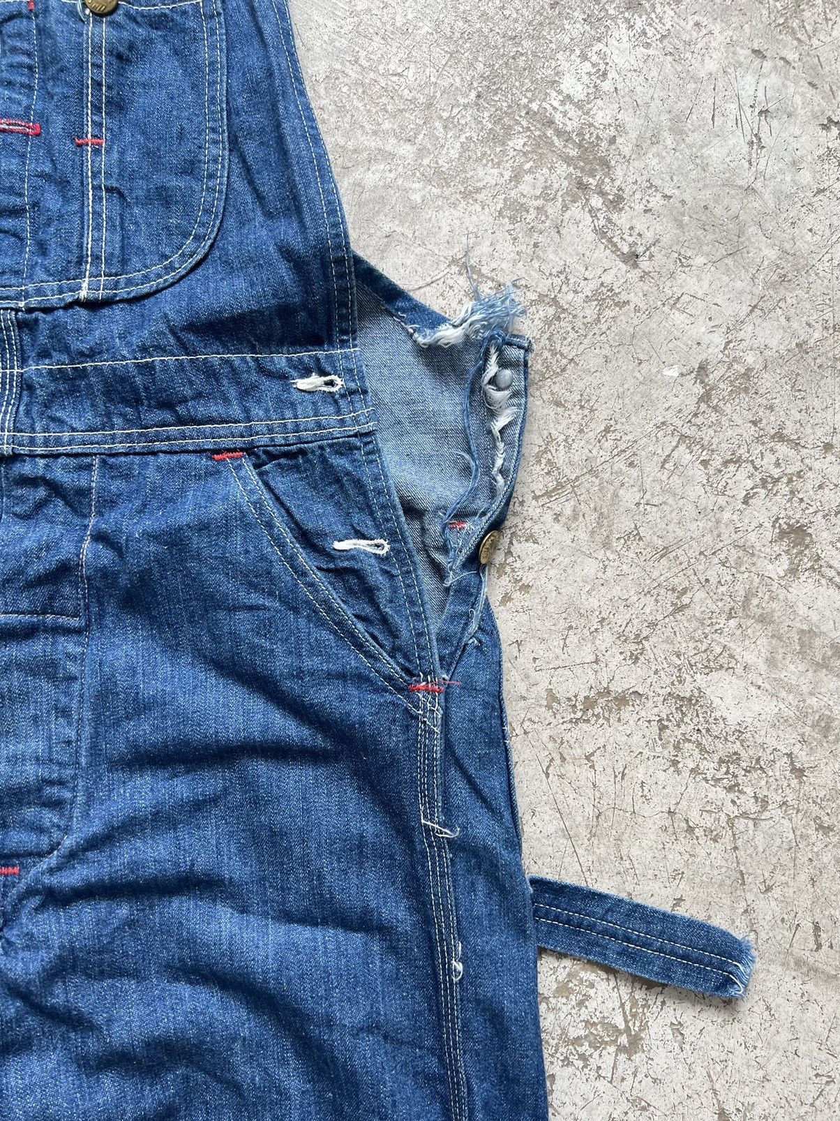 Vintage Distressed Vintage 50's UNION MADE Overalls Size US 32 / EU 48 - 6 Thumbnail