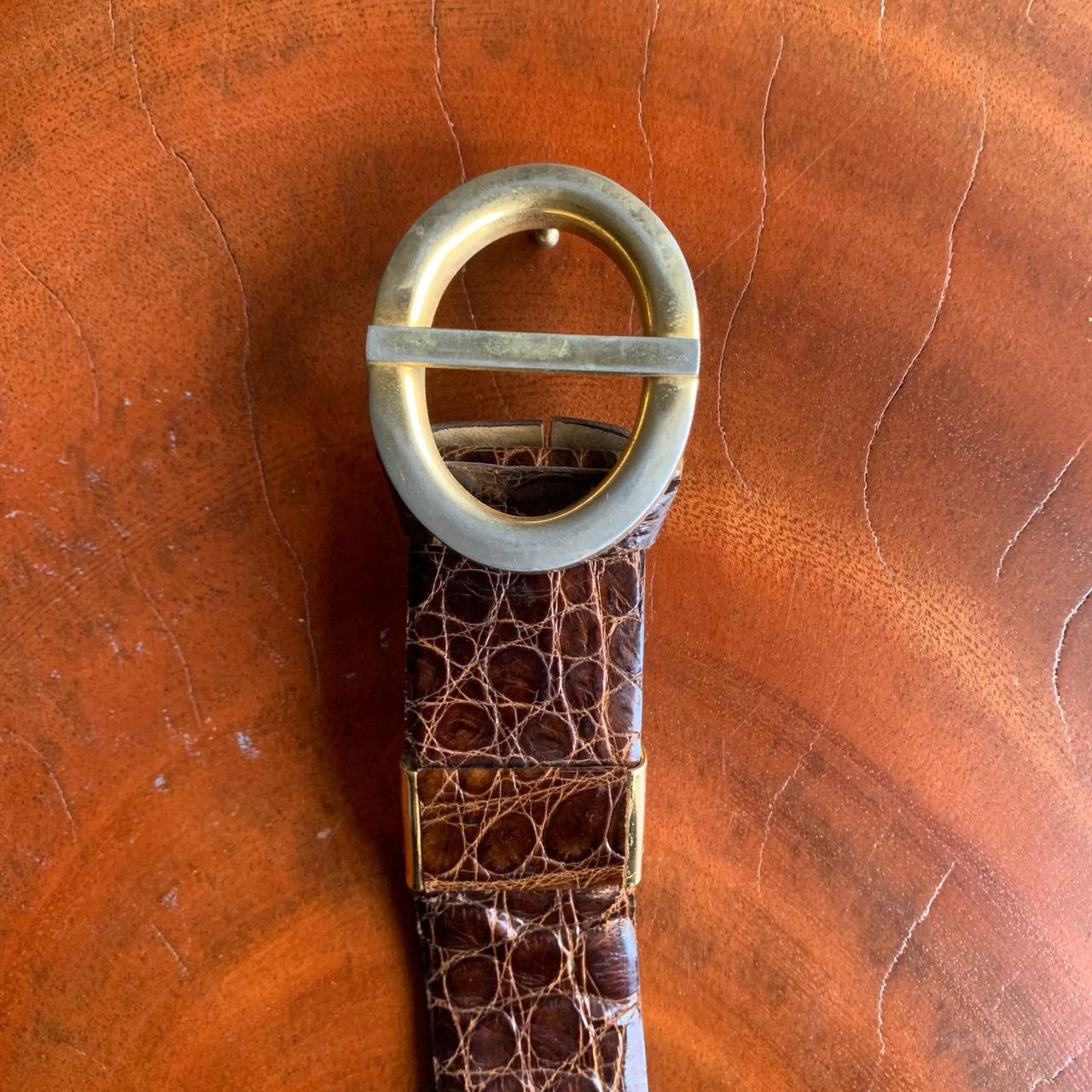 Dior Christian Dior Alligator Leather Belt 🐊 Size ONE SIZE - 4 Thumbnail