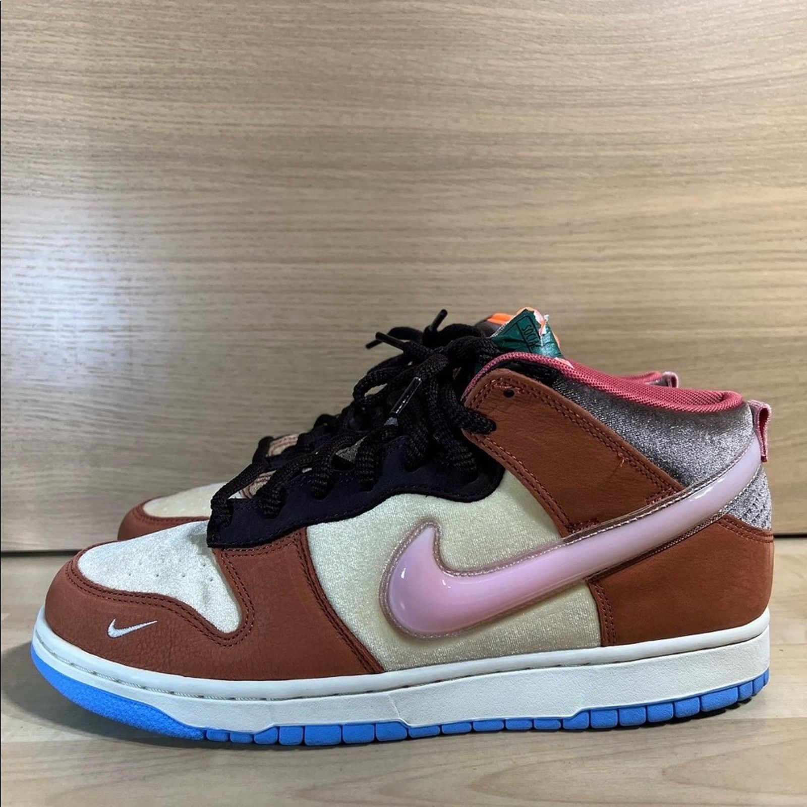 Nike Dunk Mid “Social Status Free Lunch Chocolate Milk” Size US 10 / IT 40 - 3 Thumbnail