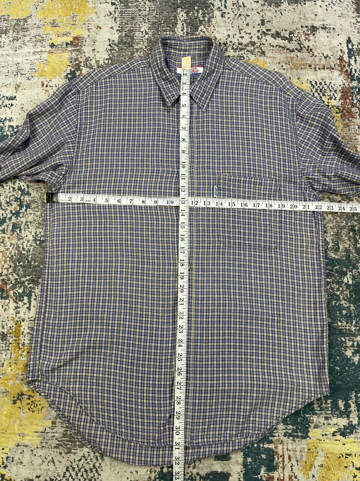 Pepsi Vtg Pepsi Cola Checked Plaid Single Pocket Button Down Shirt Size US M / EU 48-50 / 2 - 7 Thumbnail