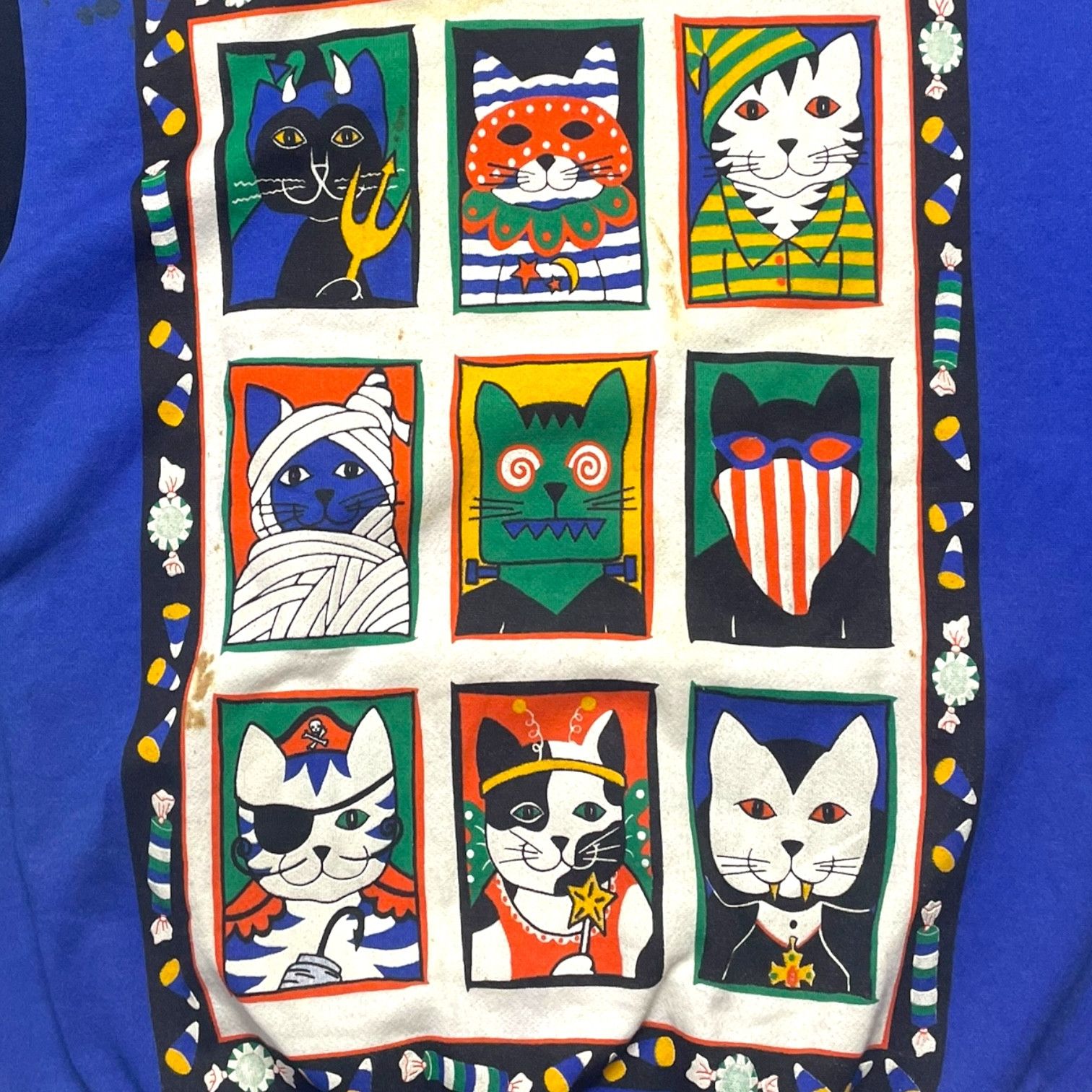 Other Vintage Spumonu by Franko Cat Art Sweatshirt Size US S / EU 44-46 / 1 - 3 Thumbnail