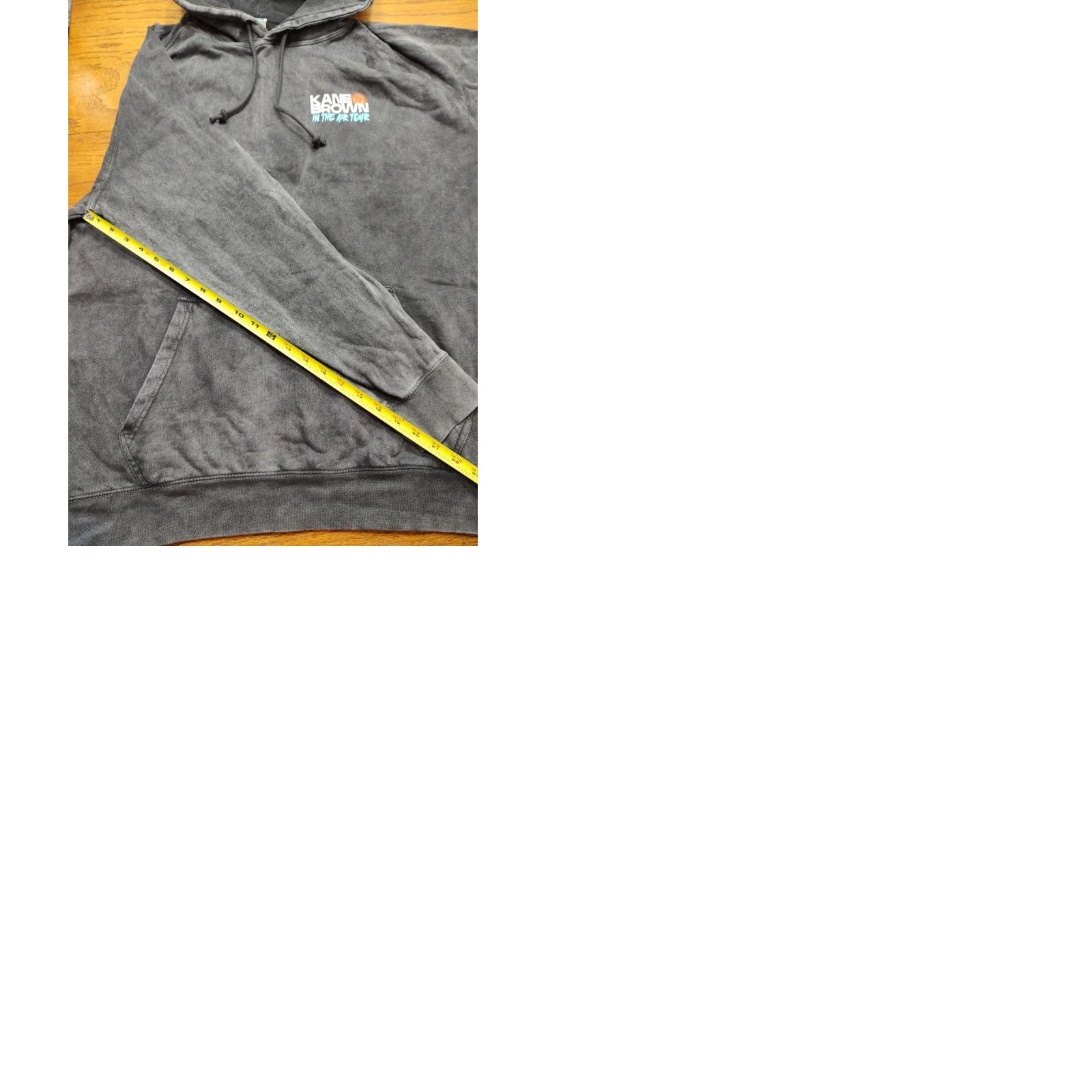 Vintage Kane Brown 2024 In The Air Tour Concert Hoodie Mens XL Sweatshirt Gray Pullover Hooded Lane Seven Size US XL / EU 56 / 4 - 9 Thumbnail