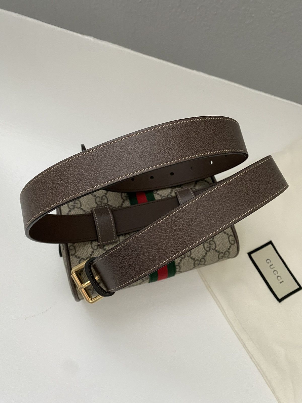 Gucci Authentic Gucci Ophidia belt bag/ bumbag Size 38 - 5 Thumbnail