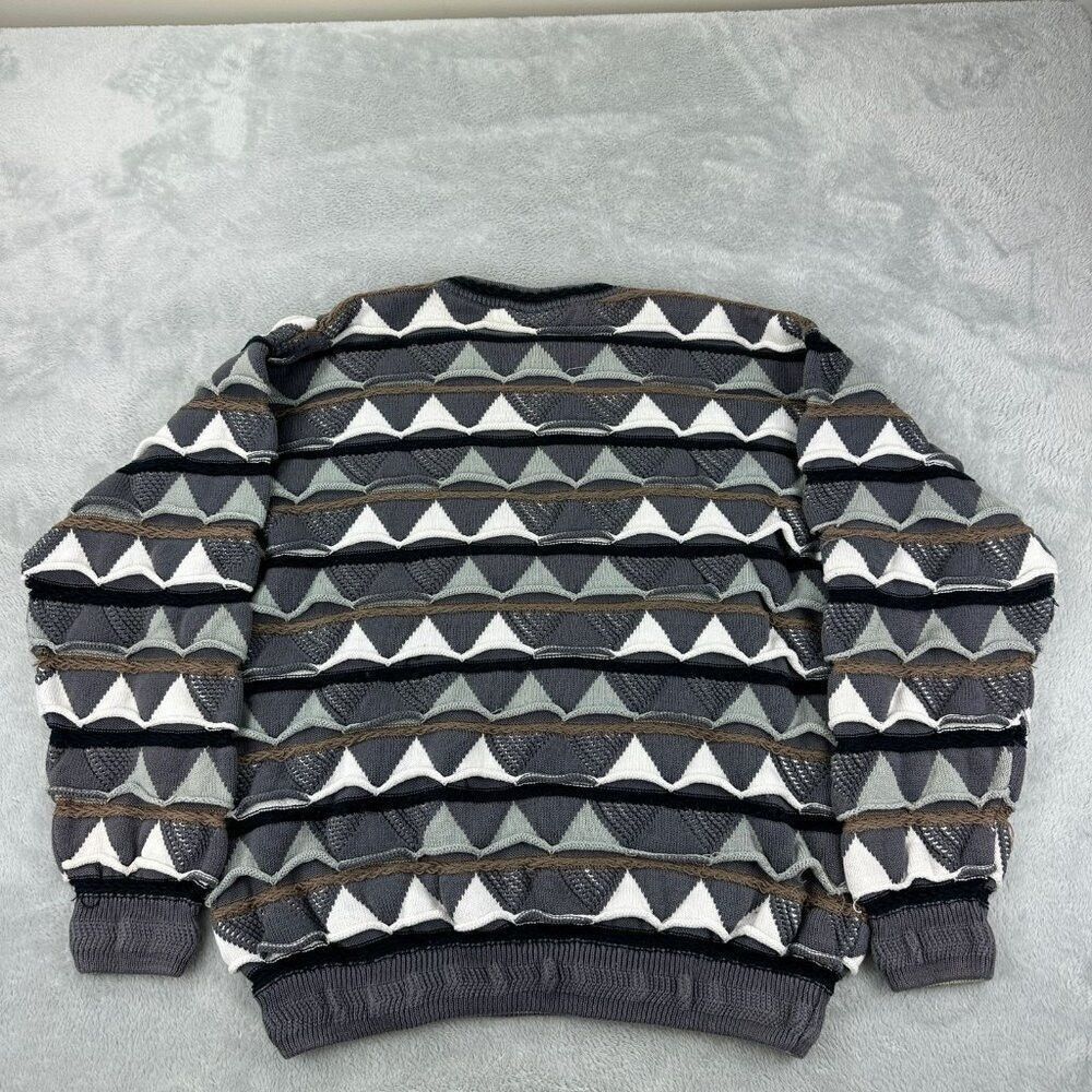 Coogi Vintage Coogi Men's Size XL Australia Grey Sweater 100% Cot Size US XL / EU 56 / 4 - 3 Thumbnail