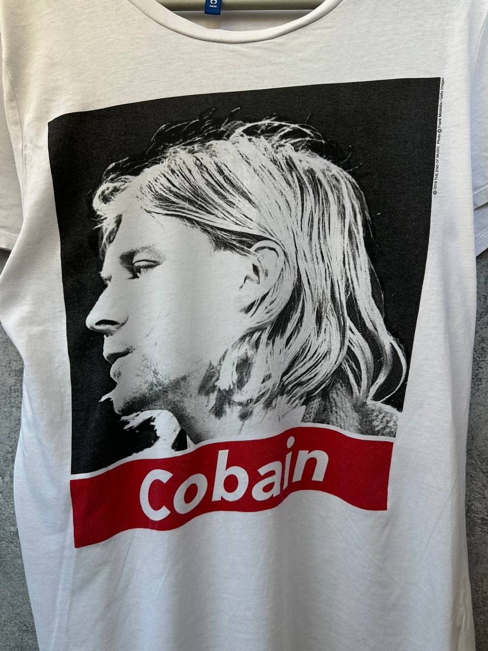 Band Tees Kurt Cobain The End Of Music T-Shirt (c) Frank Micelotta Size US S / EU 44-46 / 1 - 7 Thumbnail