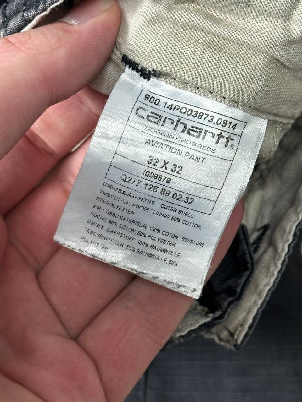 Carhartt Wip Distressed Carhartt Aviator Cargo Pants Size US 32 / EU 48 - 13 Thumbnail