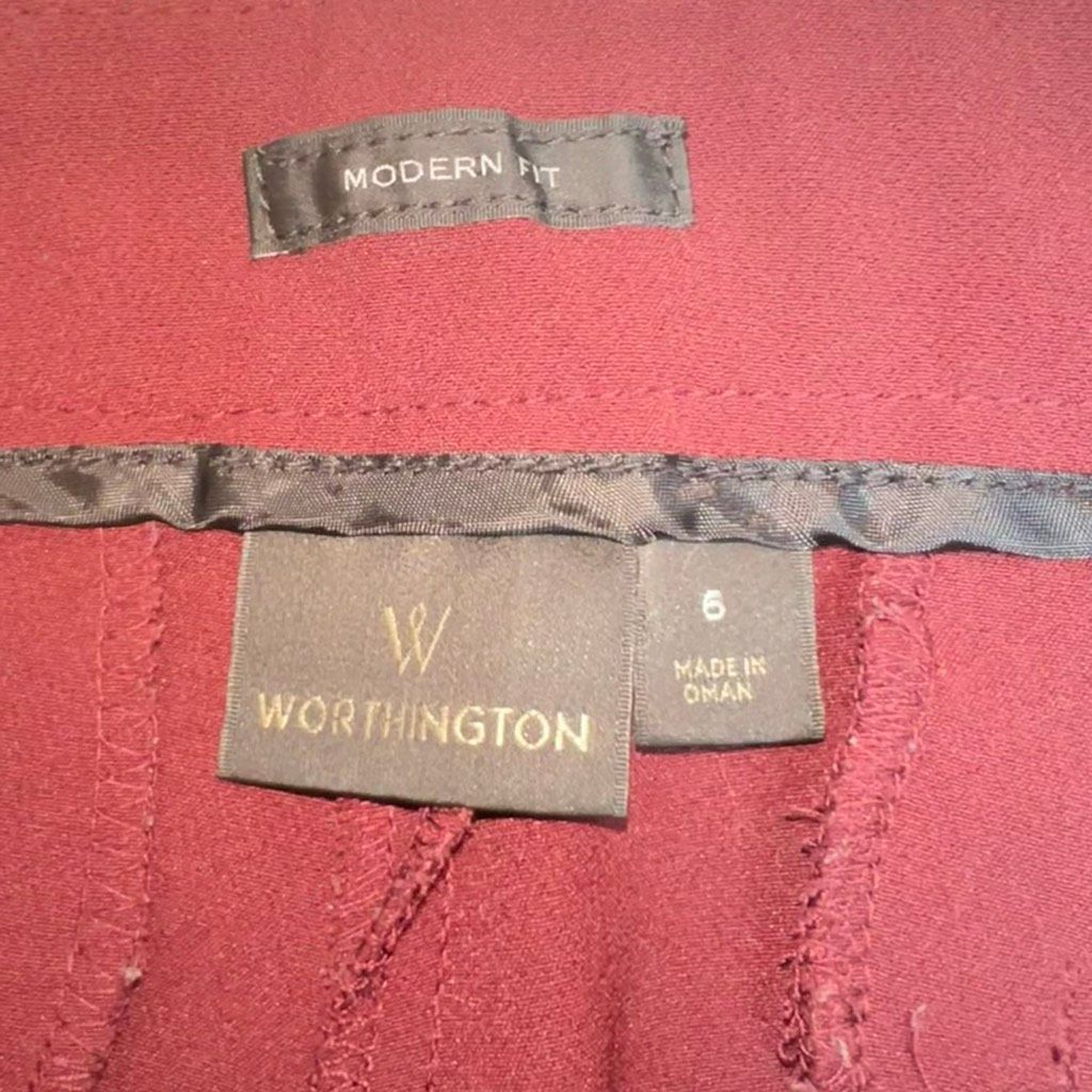 Worthington Worthington Black Modern Fit Trousers Fitted Pants Professional Career Women’s 6 Size 28" / US 6 / IT 42 - 3 Thumbnail
