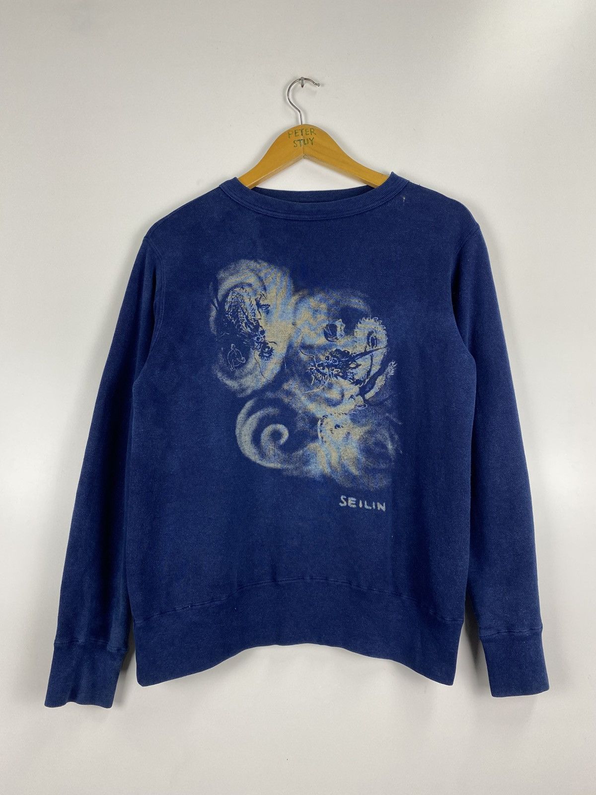 Blue Blue Japan × Indigo × Vintage Vintage Blue Blue Japan Dragon Logo Size US S / EU 44-46 / 1 - 2 Thumbnail