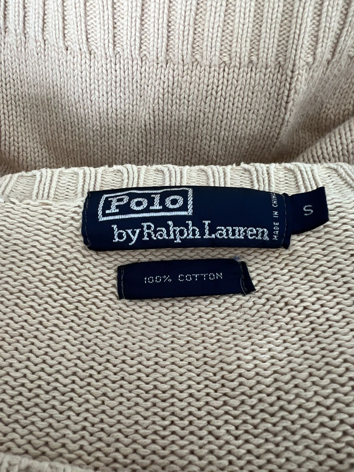 Lo Life × Polo Ralph Lauren × Vintage Y2K Polo Ralph Lauren Small Pony Logo Boxy Fit Knit Sweater Size US S / EU 44-46 / 1 - 5 Thumbnail