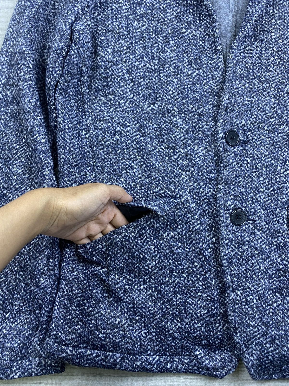 In The Attic × Japanese Brand × Vintage Vintage In The Attic Homme Double Button Cardigan Size US M / EU 48-50 / 2 - 7 Thumbnail