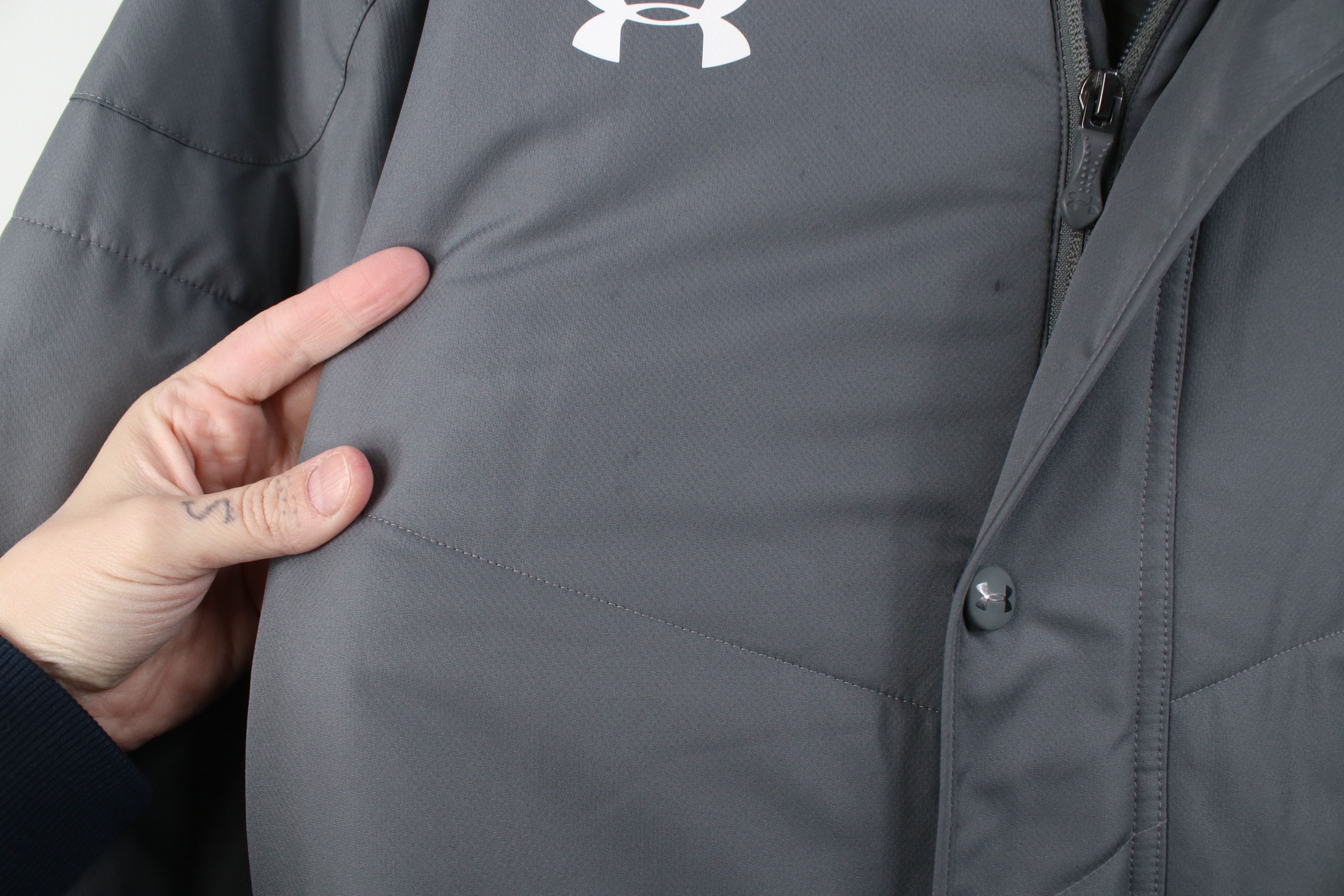 Under Armour Under Armour ColdGear Loose Hooded Parka Jacket Gray Size US L / EU 52-54 / 3 - 5 Thumbnail