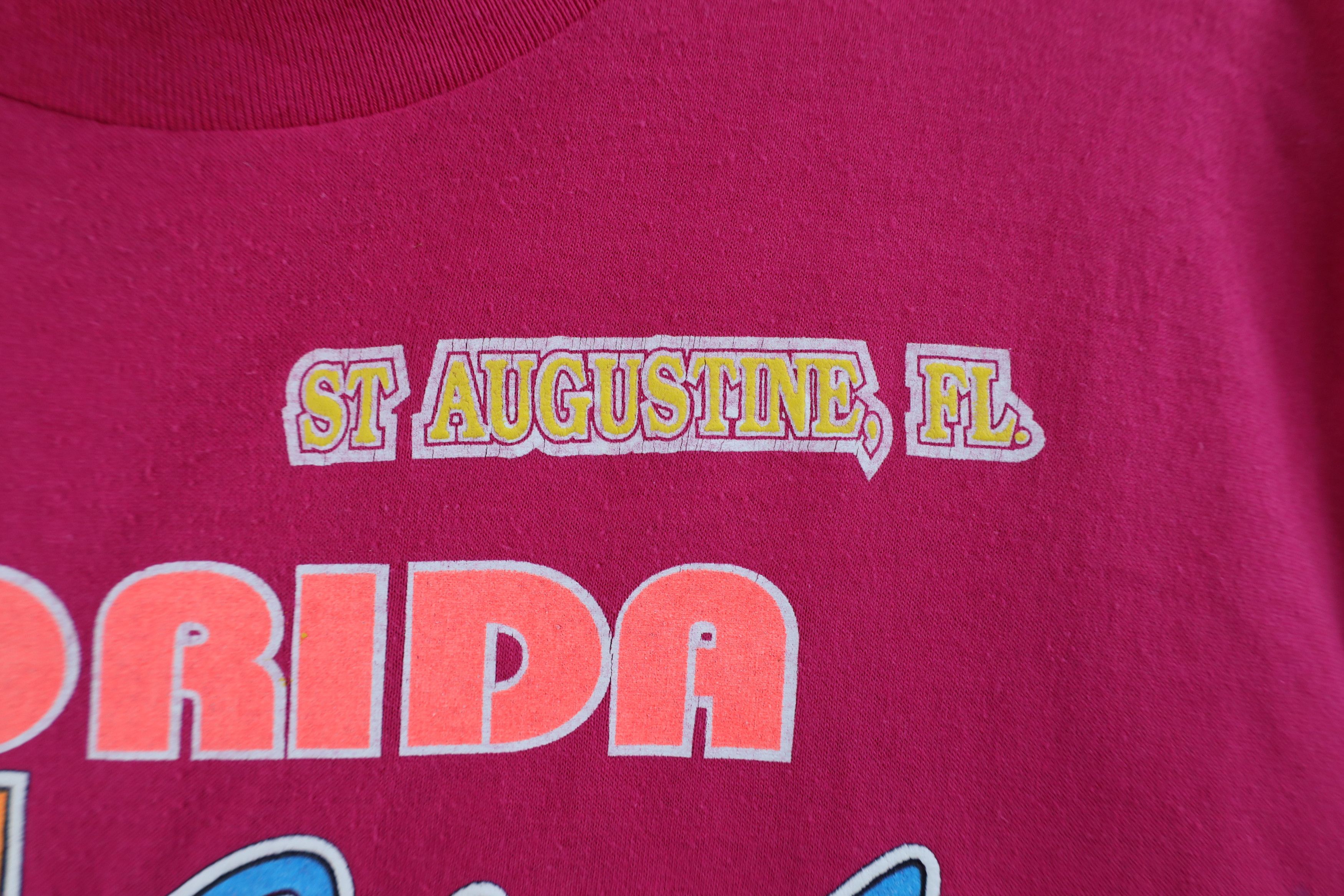 Vintage Vintage 90s Streetwear Ski Club Waterski T-Shirt Pink USA Size XL / US 12-14 / IT 48-50 - 8 Thumbnail