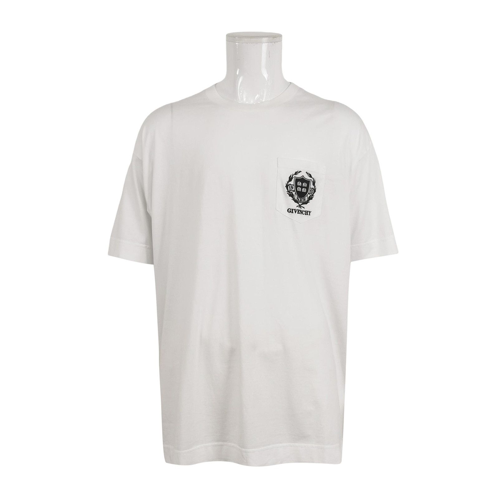 Givenchy Givenchy Crest Logo Pocket T-Shirt Size M Size US M / EU 48-50 / 2 - 1 Thumbnail