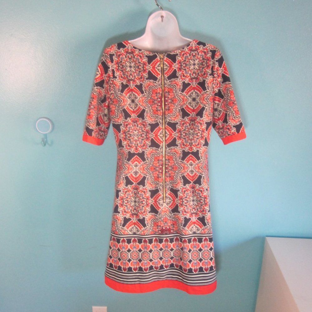 Other Eliza J Floral Print Dress in Navy & Red Size 8 Size M / US 6-8 / IT 42-44 - 8 Thumbnail