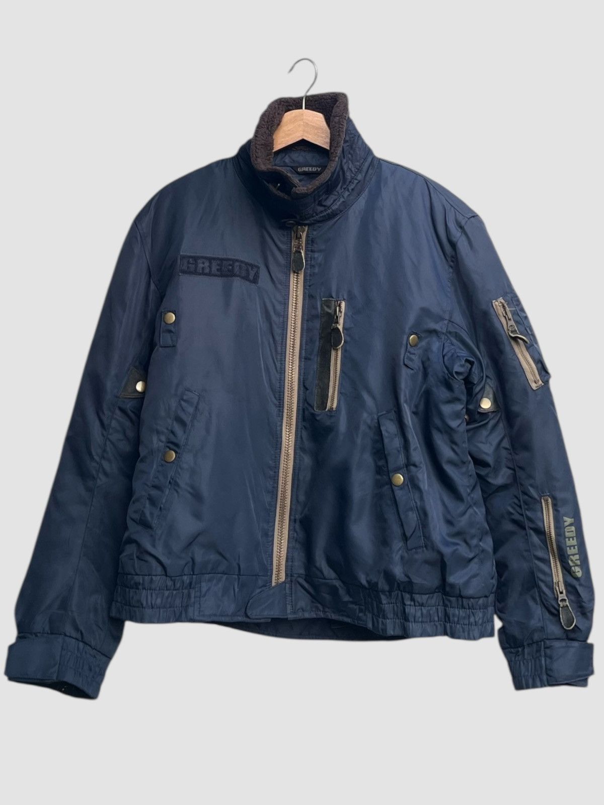 Kadoya Vintage Greedy Motorcycle Rider Bomber Jacket Size US S / EU 44-46 / 1 - 1 Thumbnail