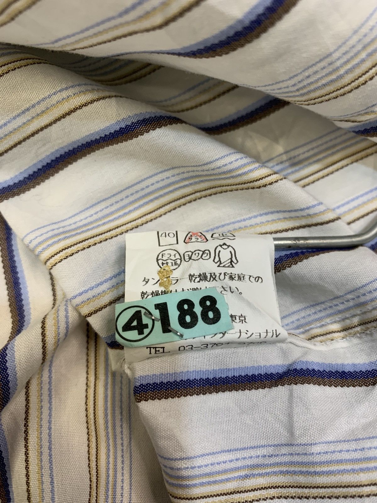 Tornado Mart Tornado Mart Stripe Shirt Size US M / EU 48-50 / 2 - 9 Thumbnail