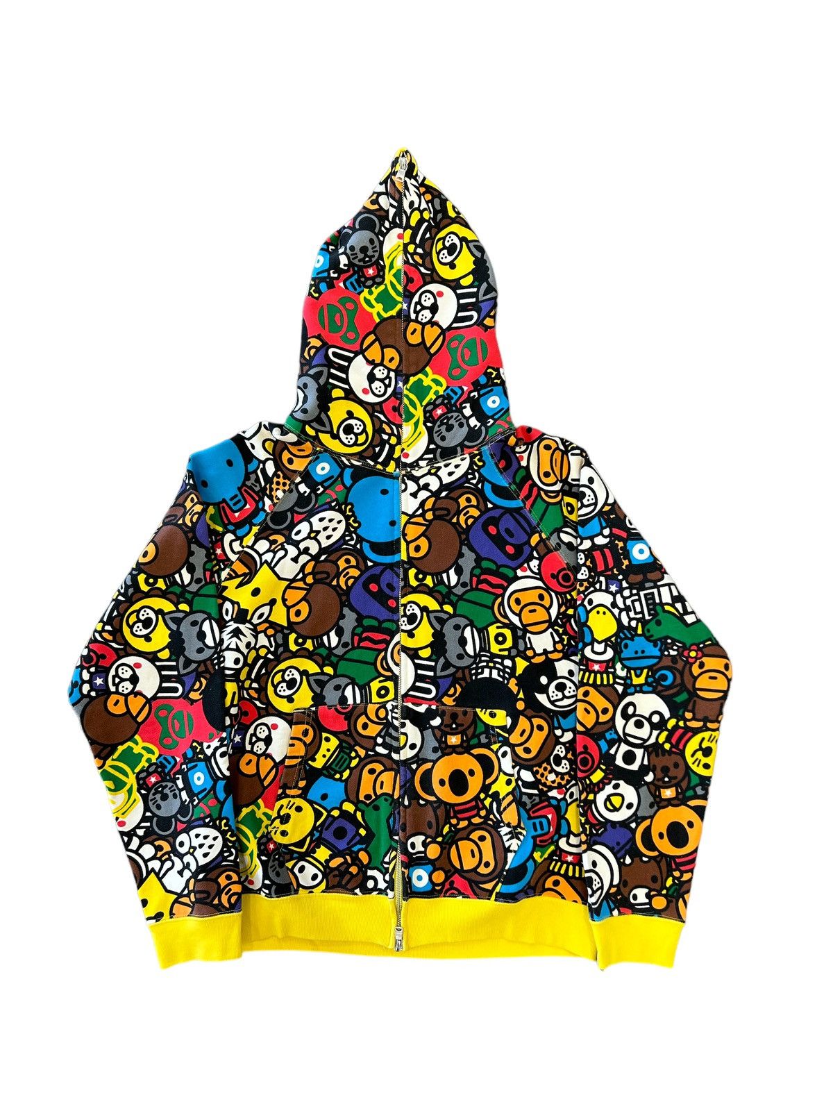 image of Bape Baby Milo & Friends Camo Full Zip, Men's (Size Small)