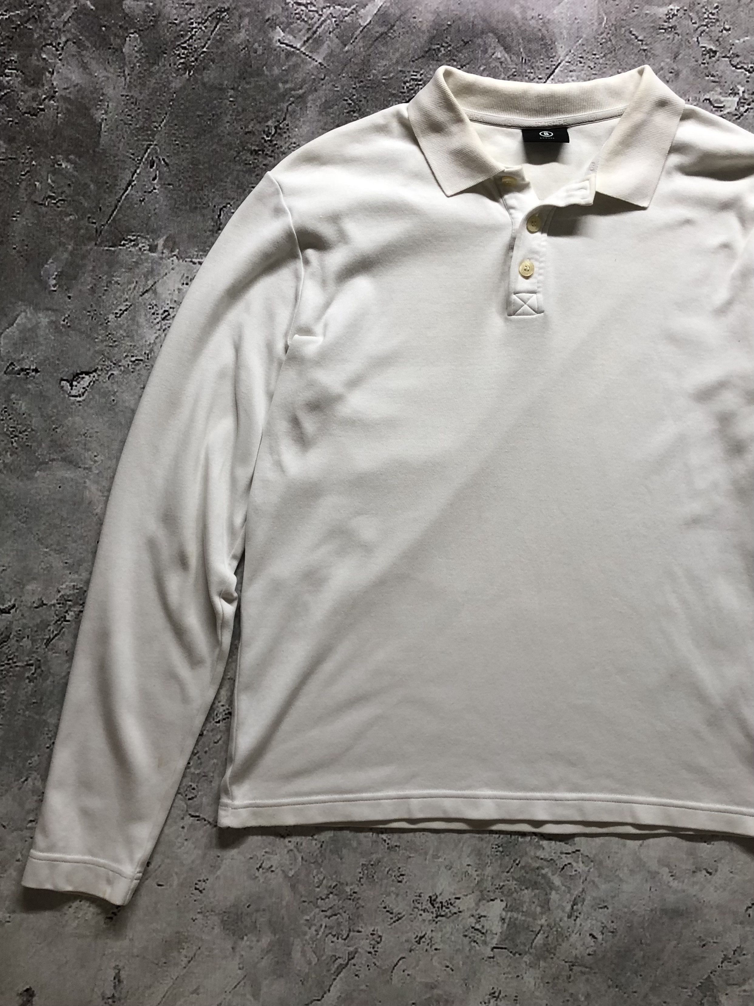 Bogner Bogner Vintage Pullover Polo Shirt Button Up Long Sleeve Size US L / EU 52-54 / 3 - 2 Thumbnail
