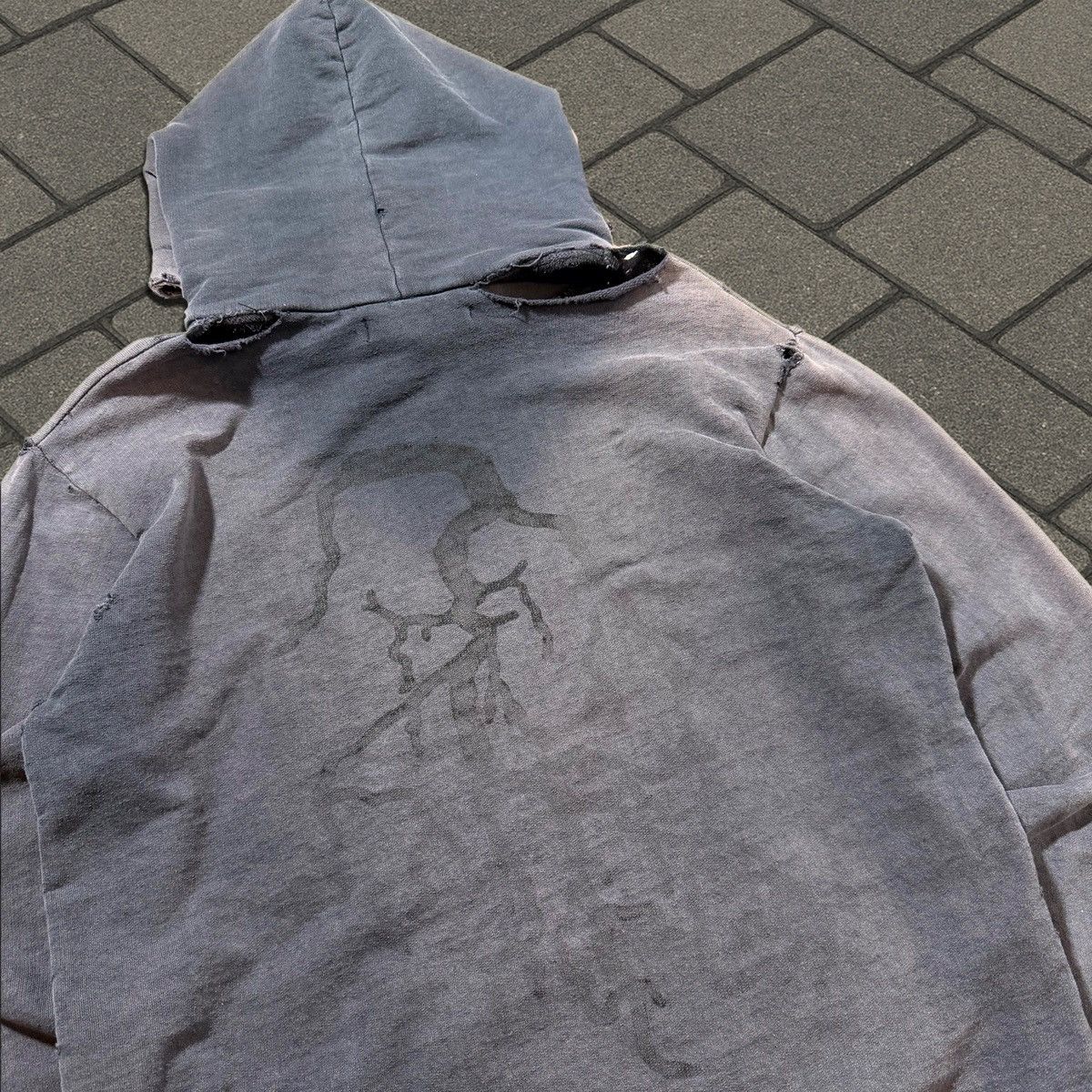 Raf Simons AW02 Raf Simons Black Virginia Creeper Roots Hoodie Size US S / EU 44-46 / 1 - 2 Thumbnail