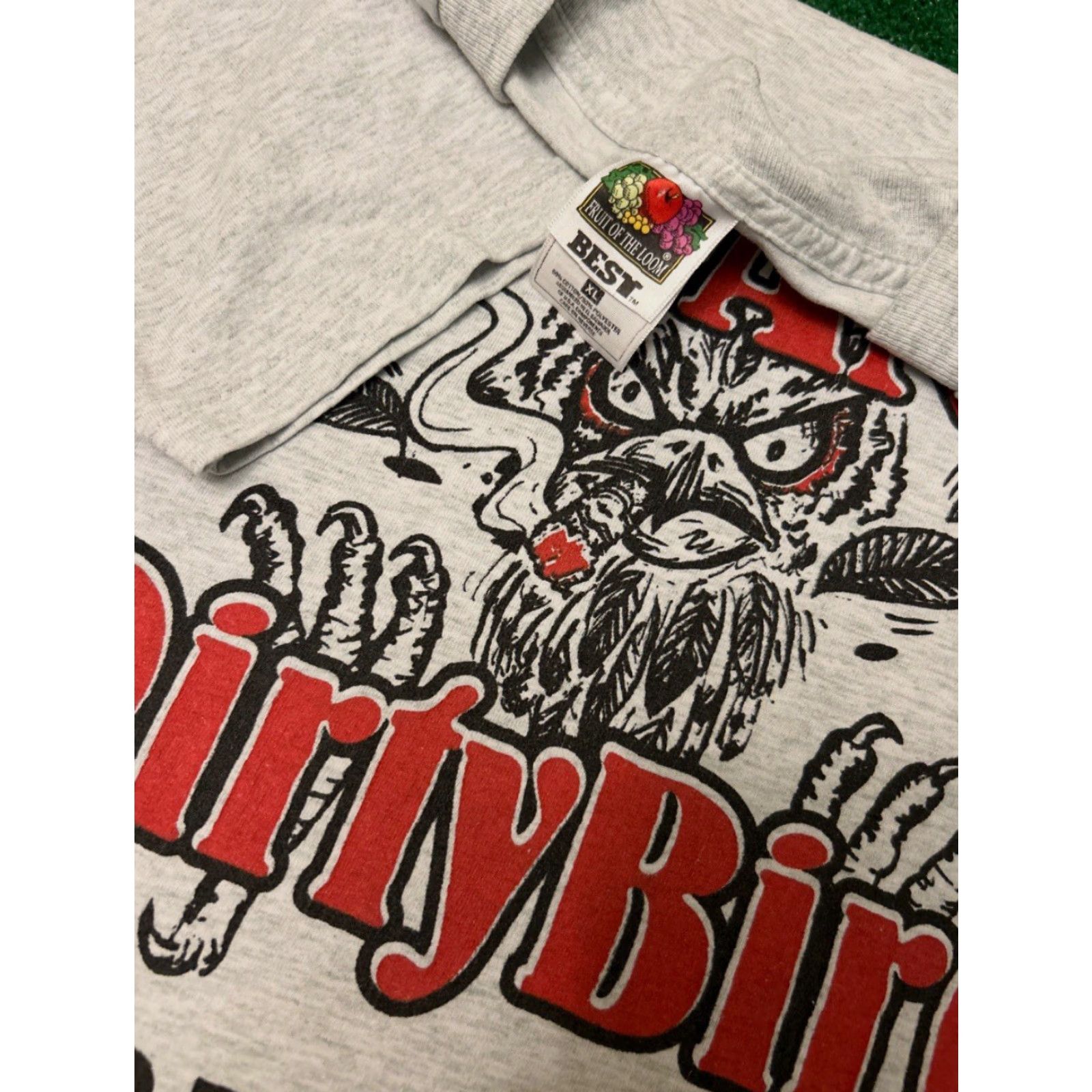 NFL VINTAGE 90s Atlanta Falcons Dirty Birds NFL Superbowl 1999 VTG Shirt Mens XL Gray Short Sleeve T-Shirt Sports Vintage Hip Hop 90s Falcons Mens XL Size US XL / EU 56 / 4 - 2 Thumbnail