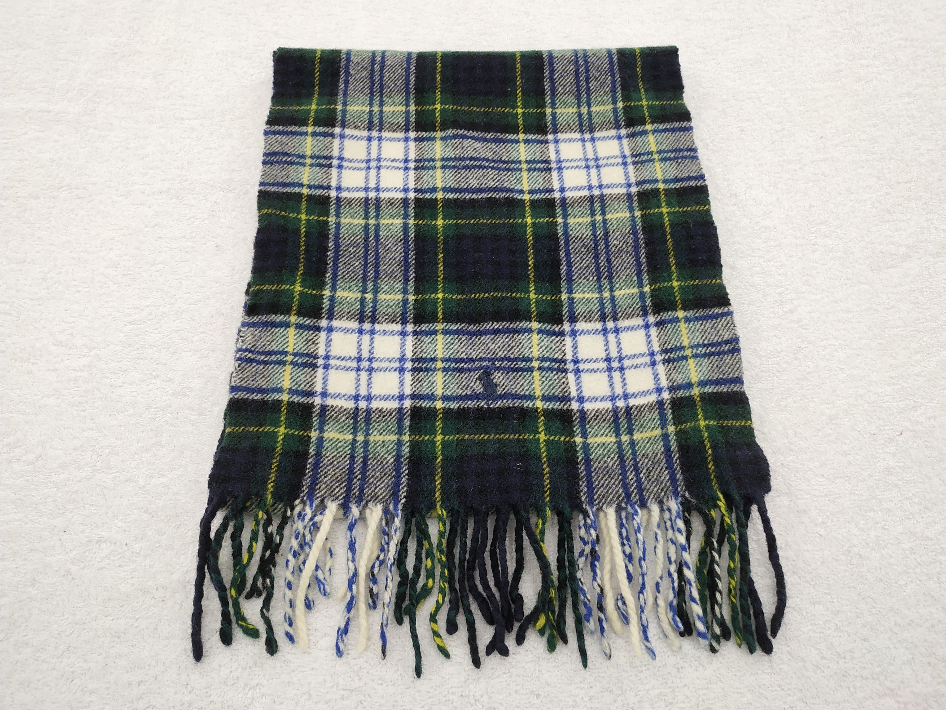 Polo Ralph Lauren Vintage Polo Ralph Lauren Wool Scarf/Muffler/Neckwear MF066 Size ONE SIZE - 1 Thumbnail