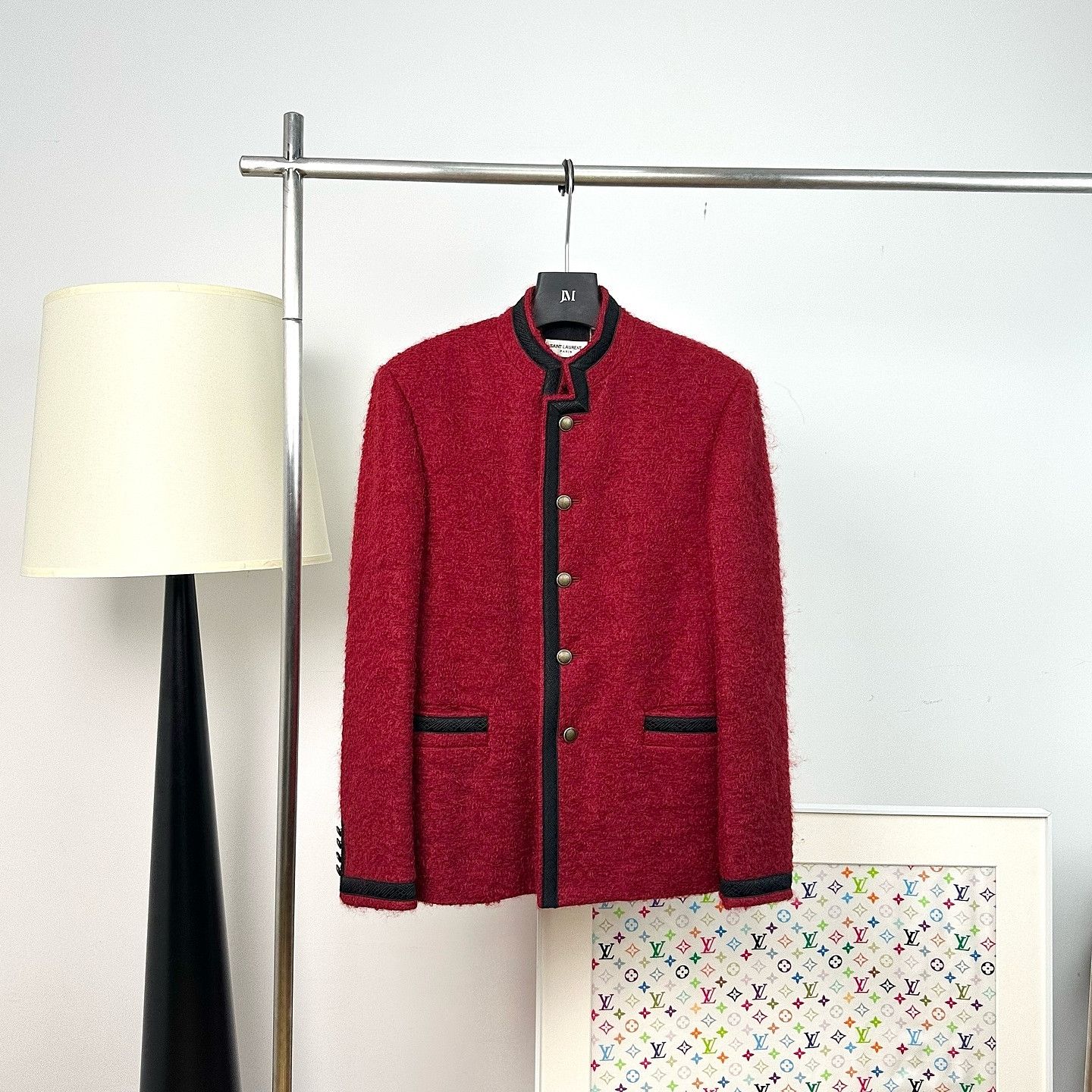 Saint Laurent Paris Saint Laurent Wool Mohair Button Jacket Size L (52) Size US L / EU 52-54 / 3 - 1 Thumbnail