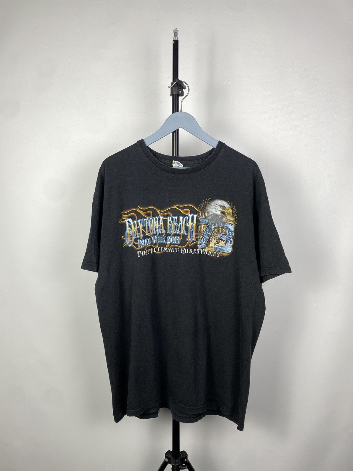Harley Davidson × Vintage × West Coast Choppers Vintage 2014 Daytona Beach Bike Week T Shirt Size US L / EU 52-54 / 3 - 2 Thumbnail