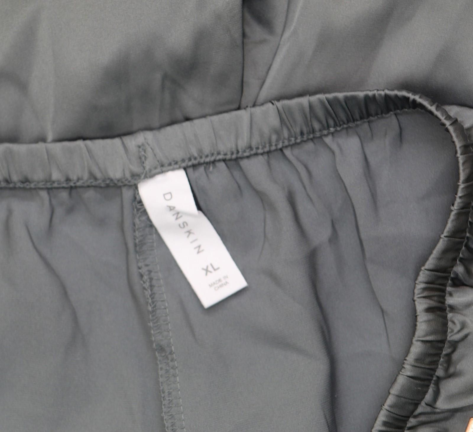 Designer New Danskin Satin Lightweight Pajama Sleep Pants Gray Xl Size 40" / US 18 - 3 Thumbnail