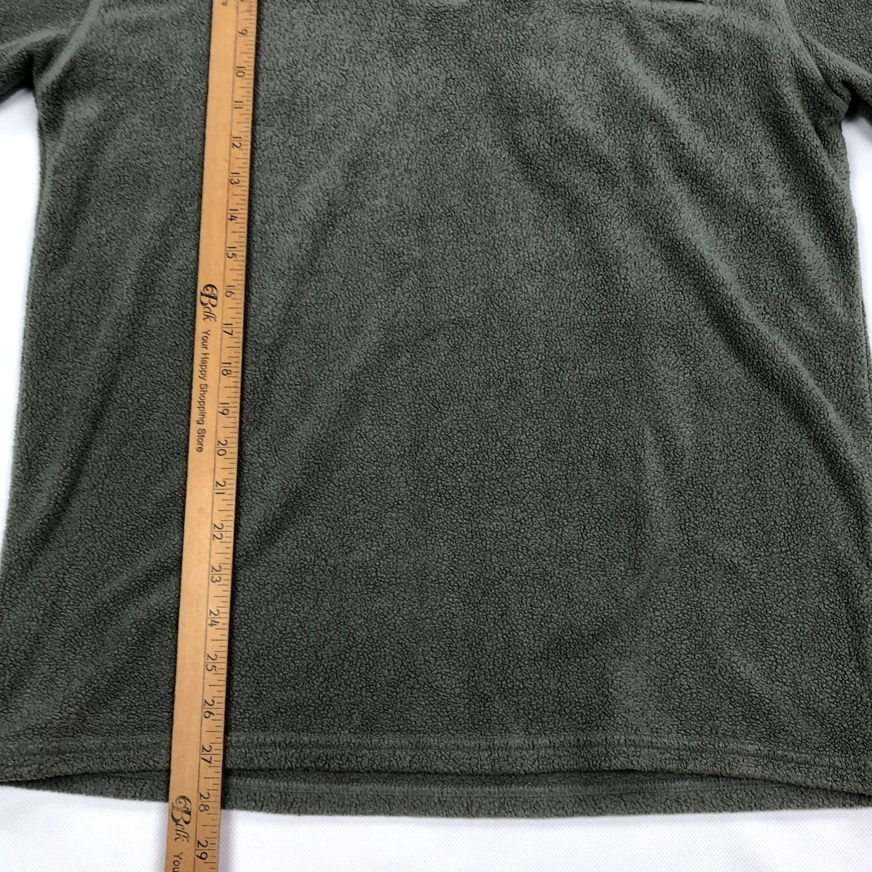 Vintage Free Fly Shirt M Performance Bamboo Fleece Pullover Snap Mock Neck Long Sleeve Green Men Size US M / EU 48-50 / 2 - 4 Thumbnail