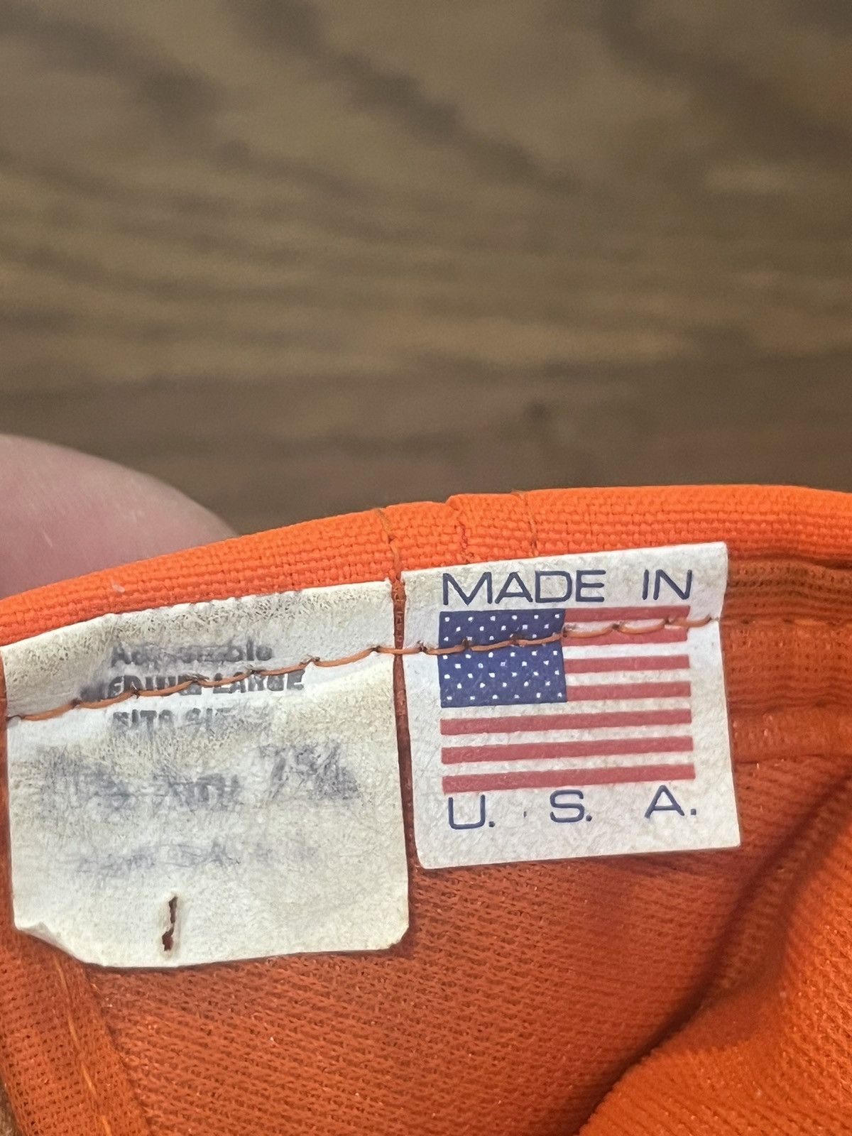 Vintage Orange Hunters y2k Hat Size ONE SIZE - 3 Thumbnail
