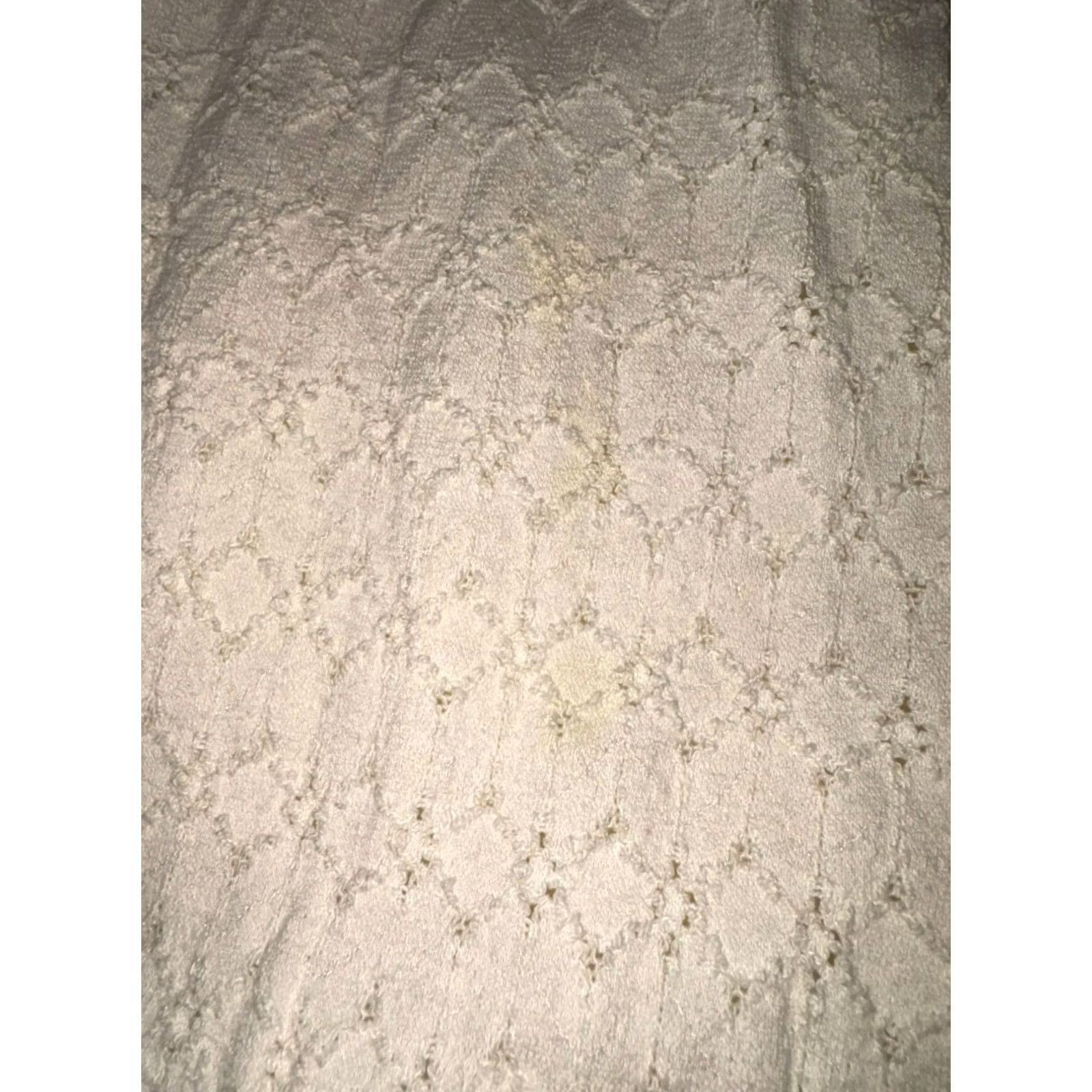 Juicy Couture Juicy Couture Ivory Lace Strapless Dress XL Womens Dress Short Pencil Lace Ivory Scalloped Hem Size XL / US 12-14 / IT 48-50 - 8 Thumbnail