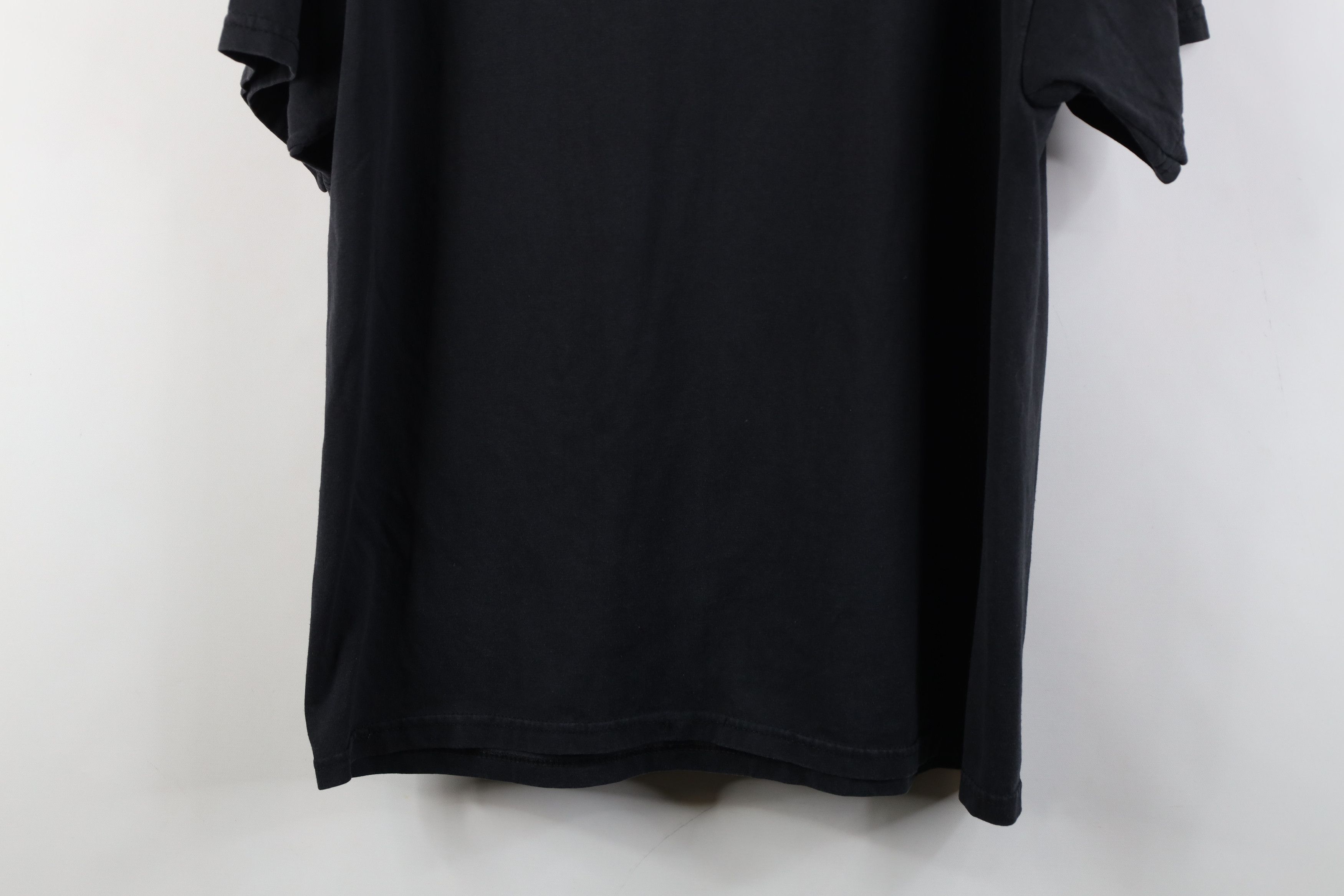 Hanes Vintage 90s Y2K Hanes Heavyweight Short Sleeve T-Shirt Black Size US L / EU 52-54 / 3 - 12 Thumbnail
