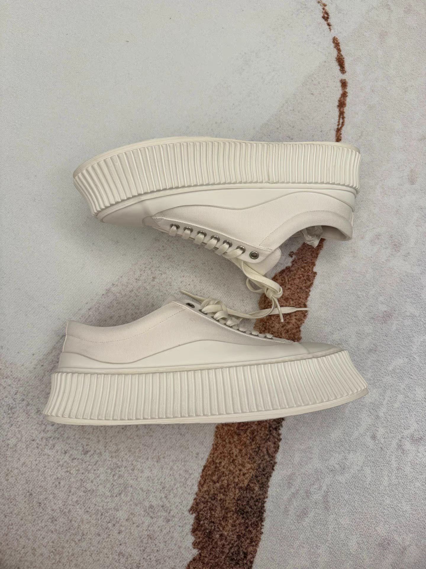 Jil Sander Jil Sander Minimalist White Sneakers K6 Size US 9 / IT 39 - 3 Thumbnail
